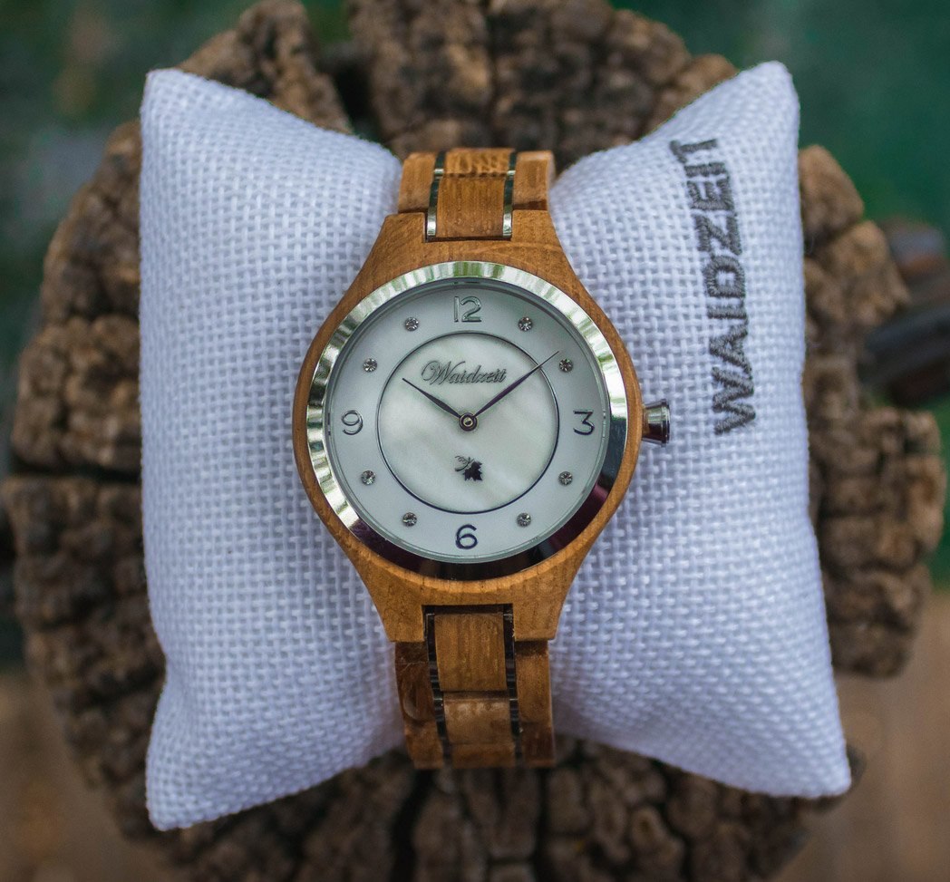 WAIDZEIT YA03W Damenuhr Weinprinzessin Blanc