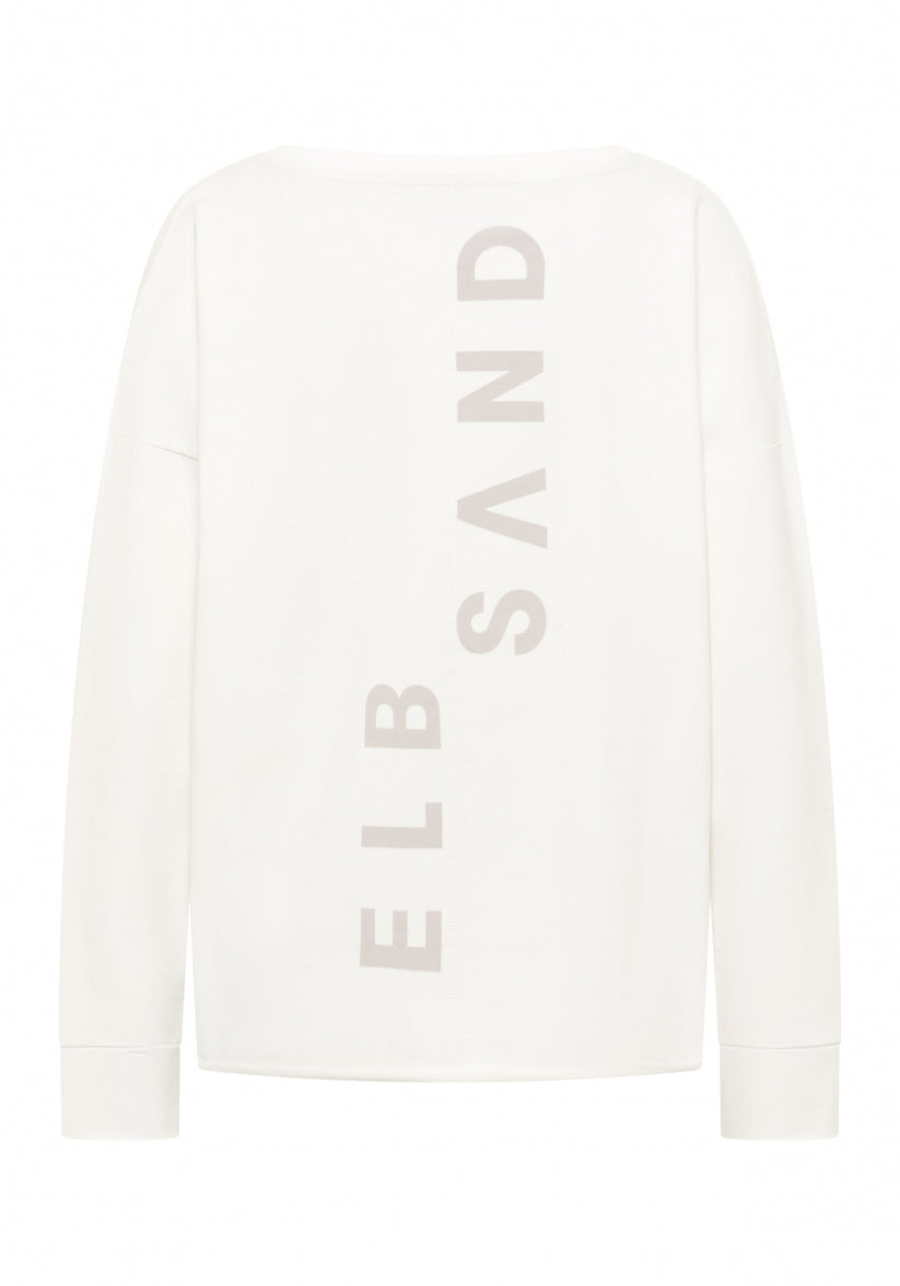 Elbsand Riane Sweatshirt in weiss, Produktfoto 7.
