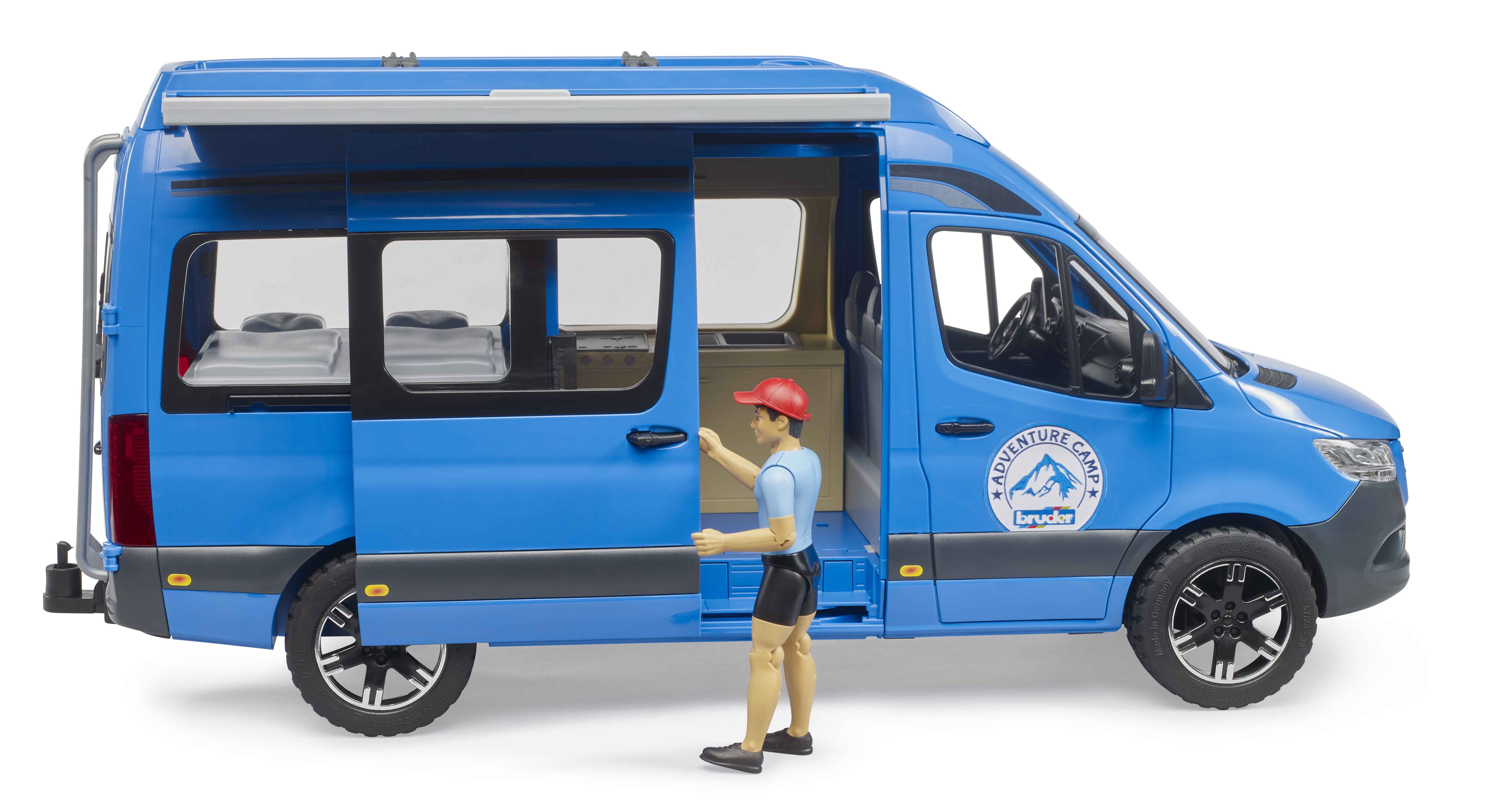 BRUDER 02684 - MB Sprinter Camper mit Fahrer - Bild 3