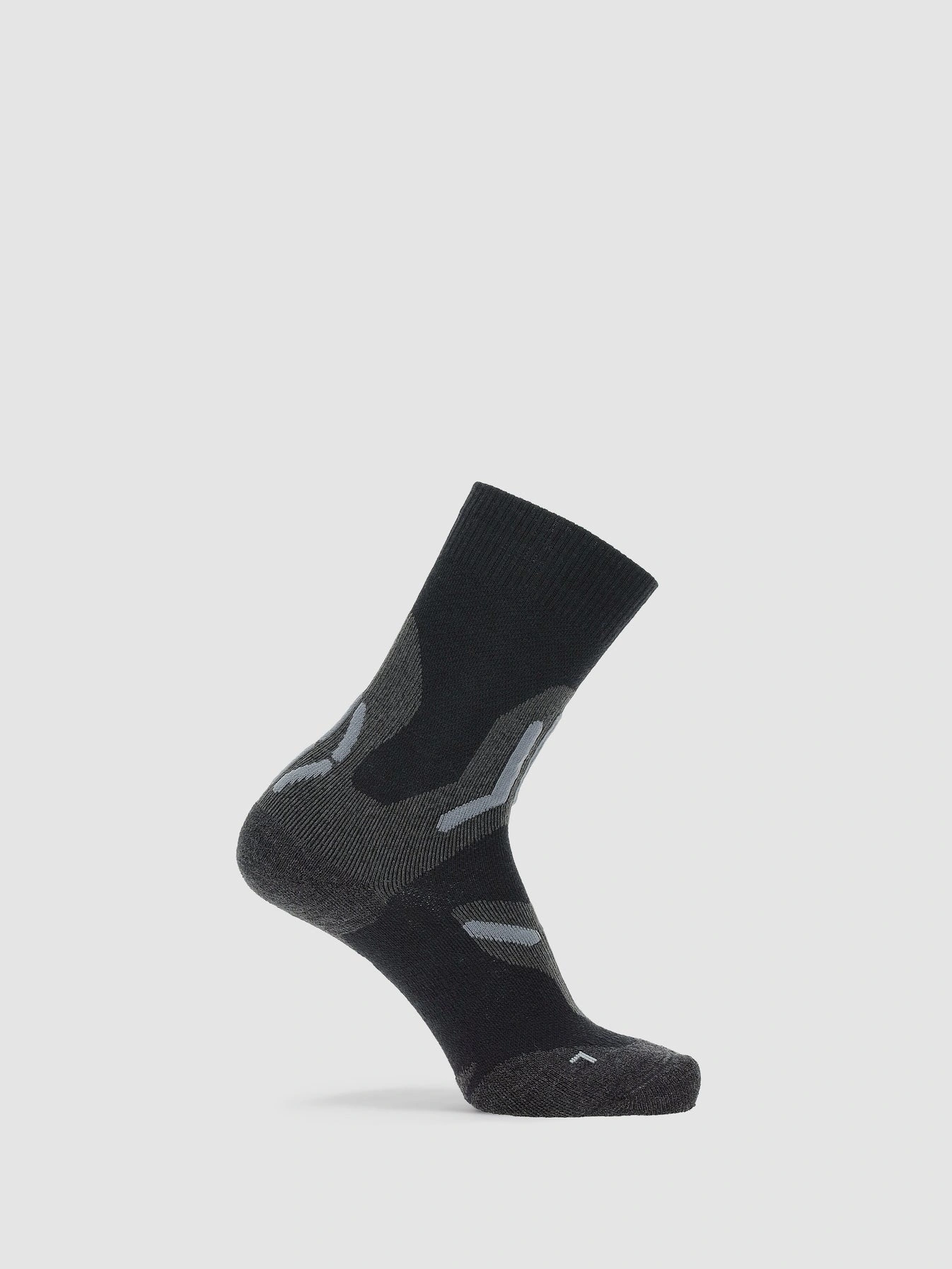 UYN Damen Trekkingsocken 2IN Merino Mid S100238B052 - Schwarz/Grau GR. 35/36