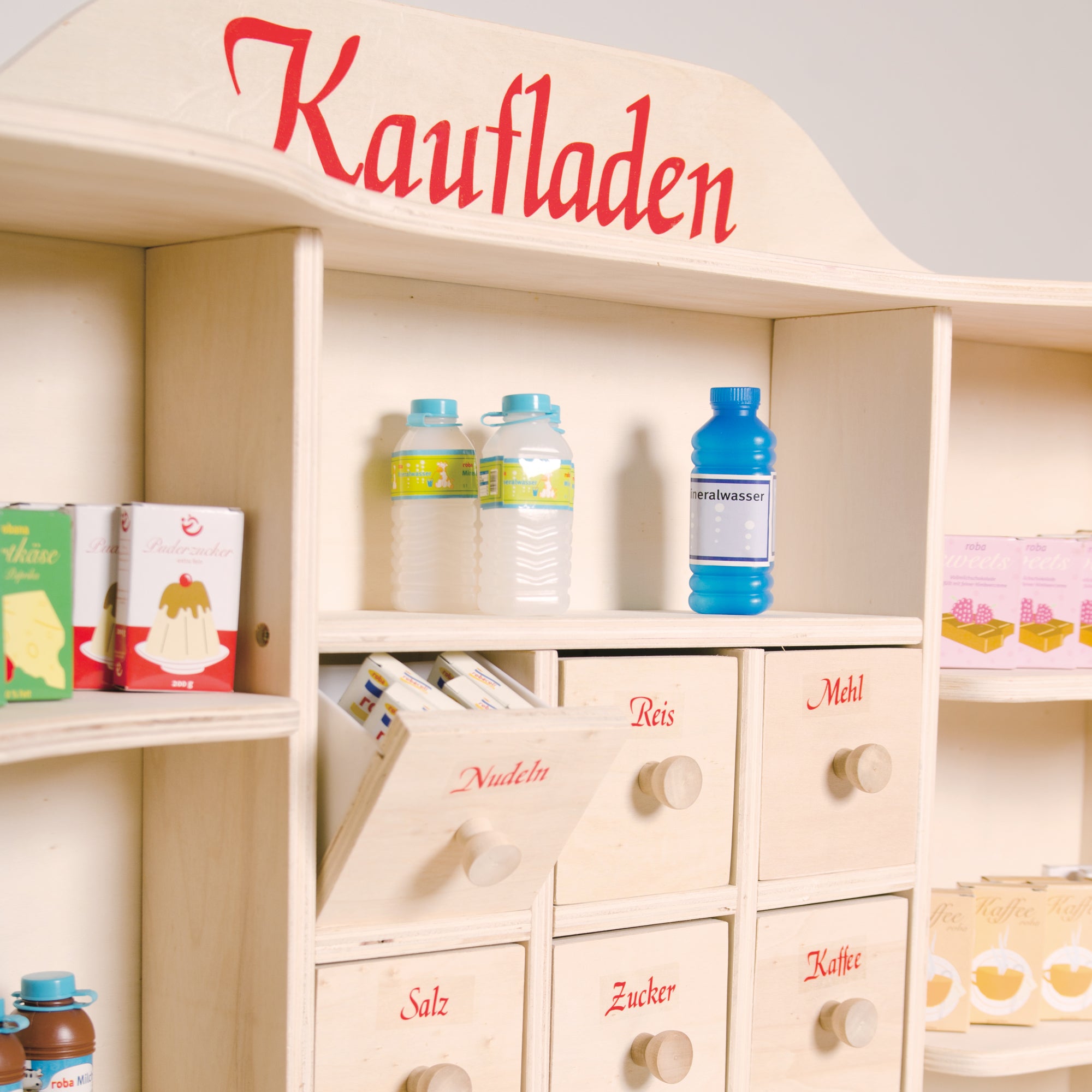 Roba 9286ZU Kaufland Holz natur + Zubehör natur lackiert – Rollenspiel - Produktbild 10