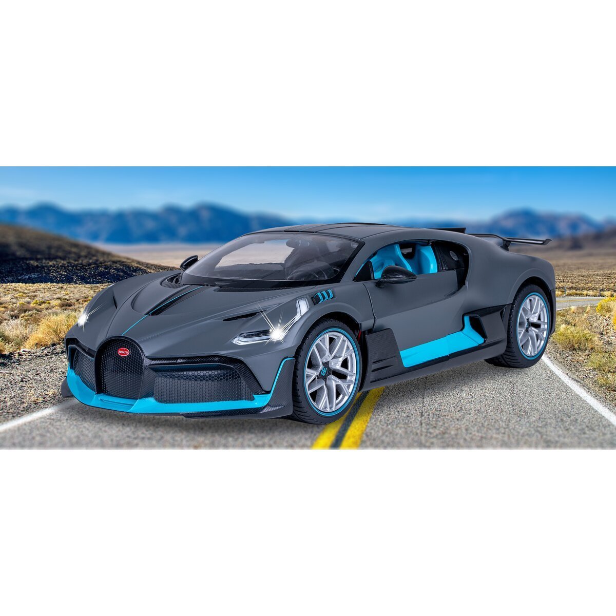 JAMARA Bugatti Divo 1:14 grau 2,4GHz Tür manuell ab 6 Jahren JAMARA Bugatti Divo 1:14 grau 2,4GHz Tür manuell ab 6 Jahren