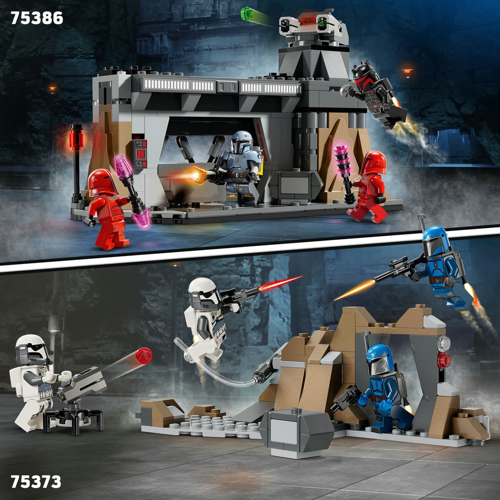 LEGO® Star Wars™ Duell zwischen Paz Vizsla™ und Moff Gideon™ 75386 Roboter, Spielzeug, Person