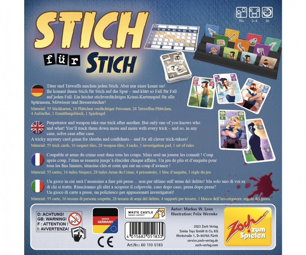 Zoch Stich für Stich Zoch Stich für Stich
