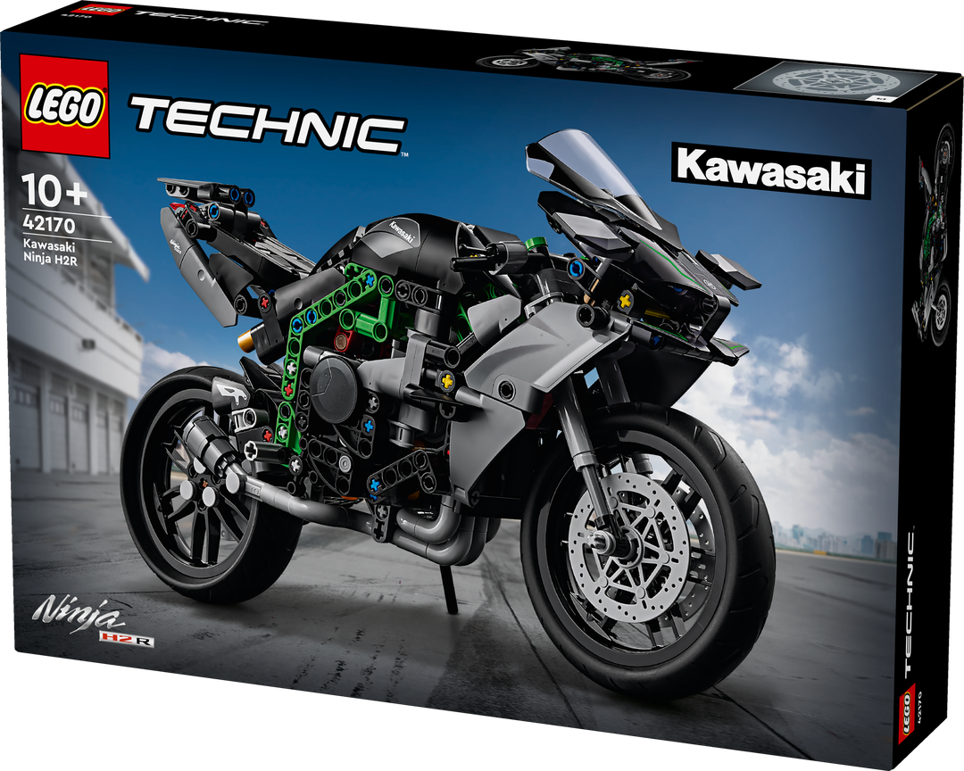 LEGO® Technic Kawasaki Ninja H2R Motorrad 42170 Maschine, Motor, Sprach, Rad, Motorrad