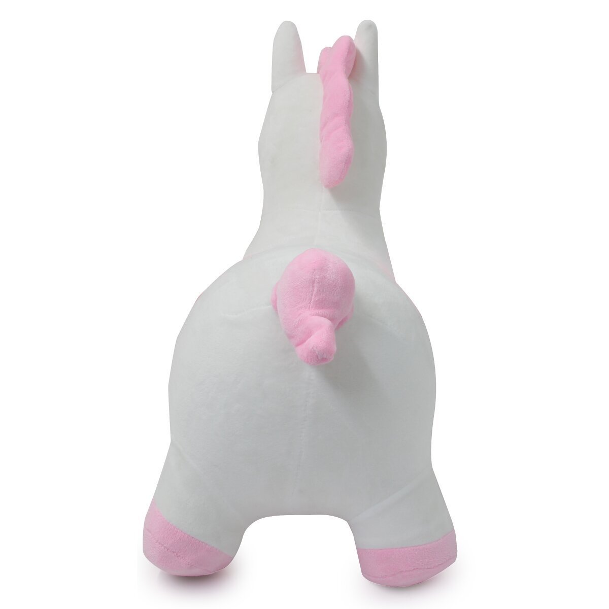 JAMARA Hüpftier Einhorn HoppyDoo mit Plüschbezug und Pumpe ab 12 Monaten