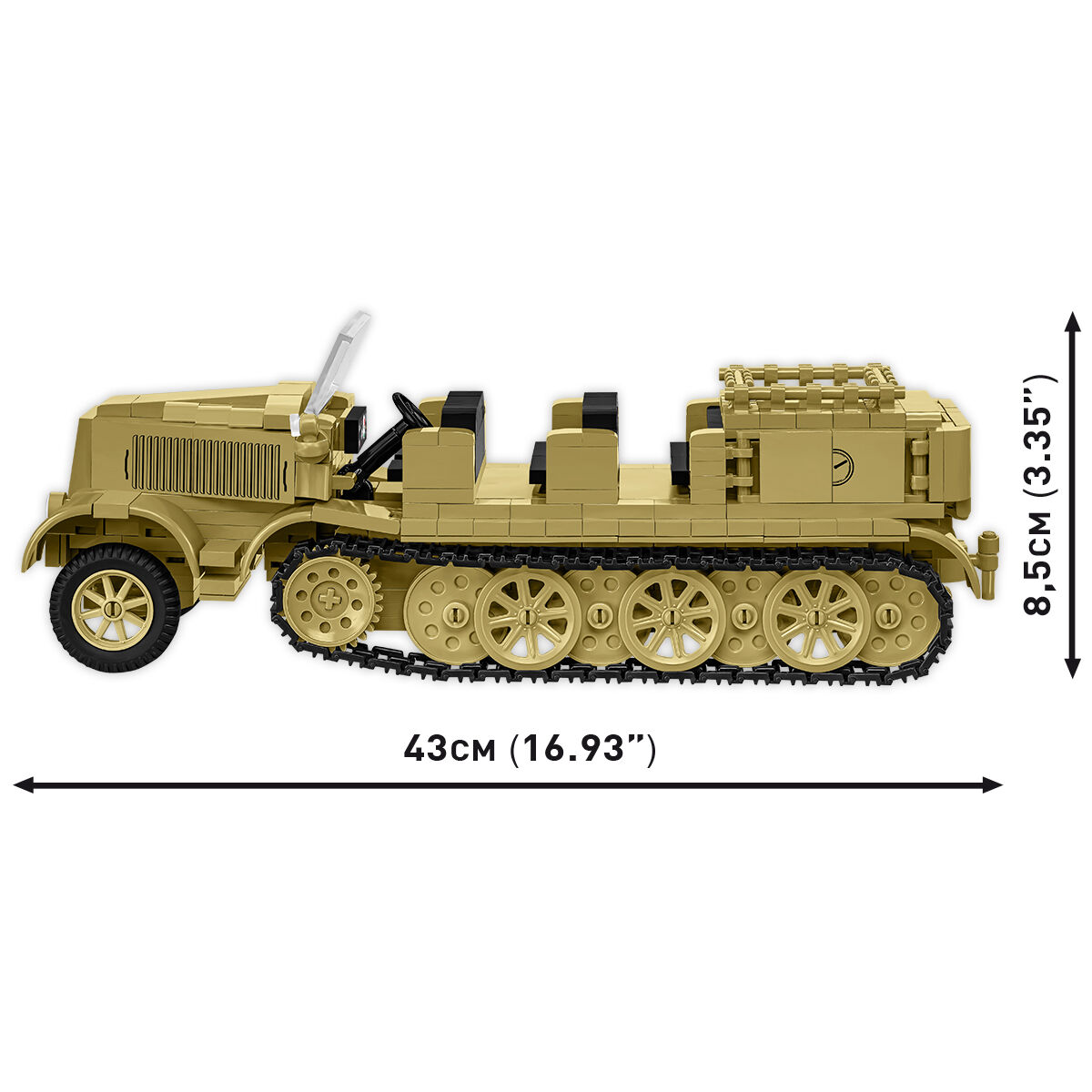 COBI 3143 - SD.KFZ.8 UND 8.8 CM FLAK 36 - Bild 8