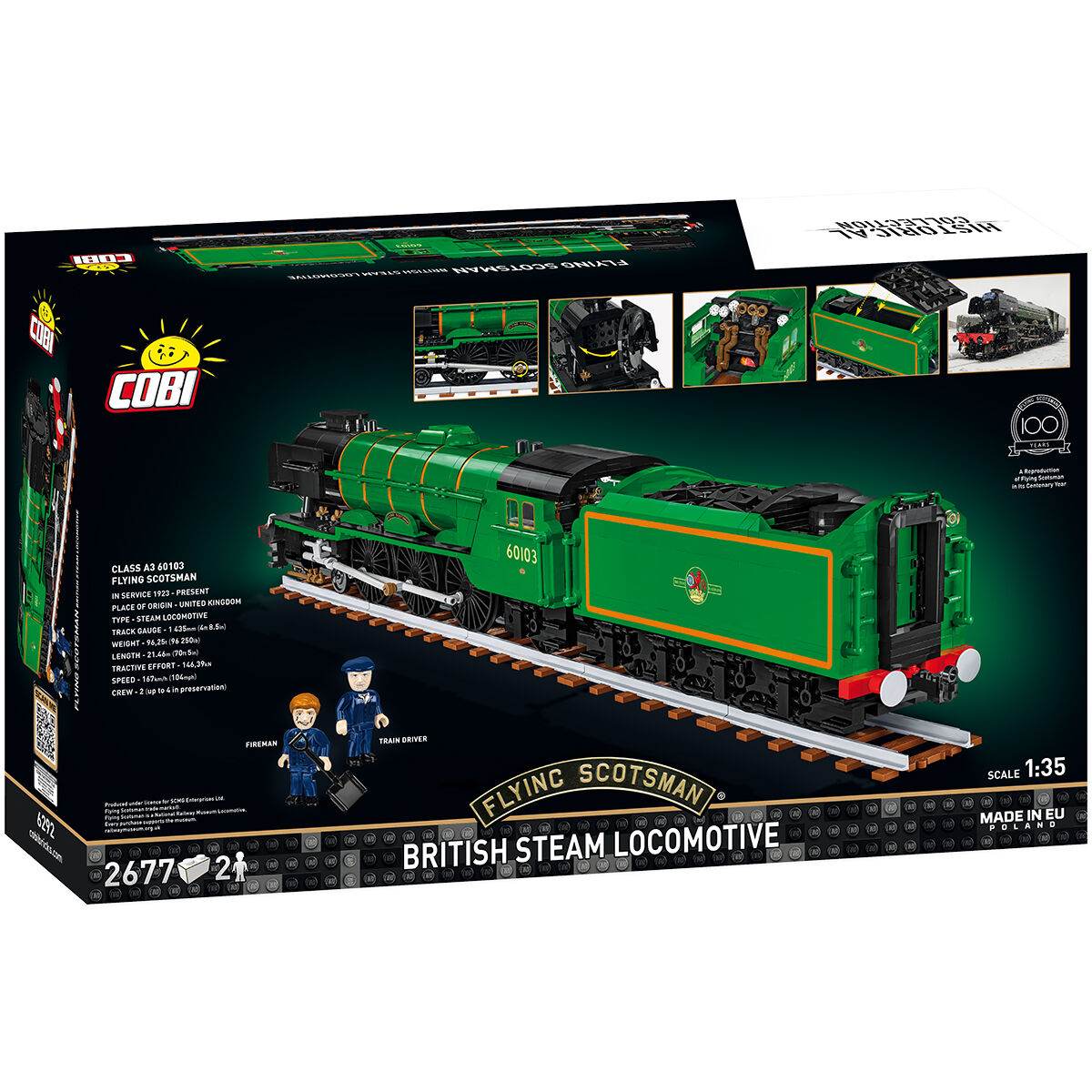 COBI 6292 - FLYING Scotsman® - Maßstab 1:35 - Bild 2 COBI 6292 - FLYING Scotsman® - Maßstab 1:35 - Bild 2