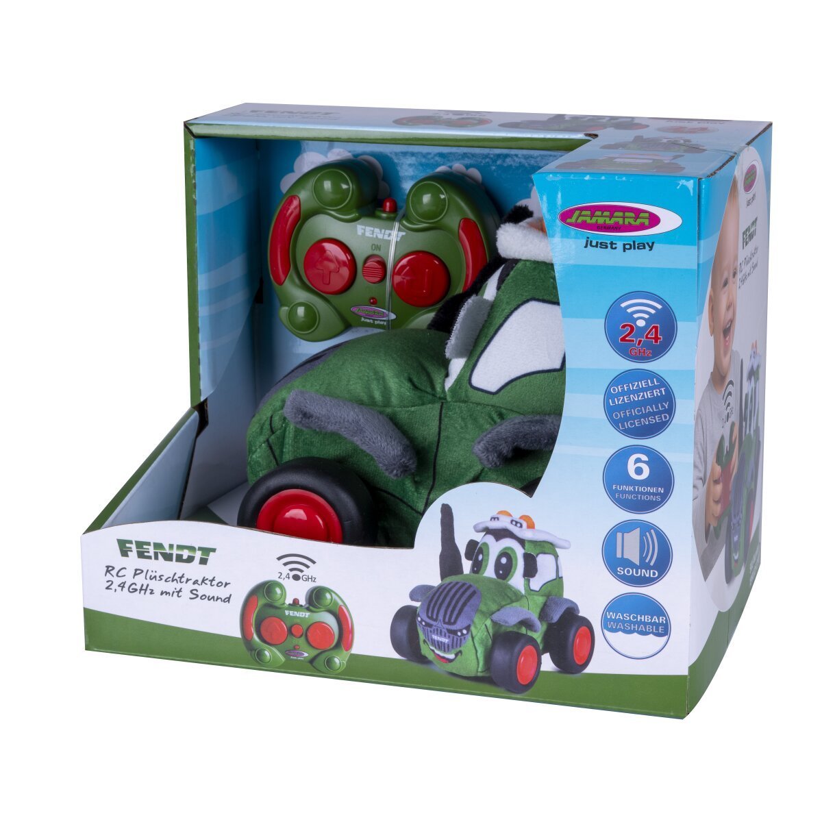 JAMARA Fendt RC Plüschtraktor 2,4GHz mit Sound ab 24 Monaten JAMARA Fendt RC Plüschtraktor 2,4GHz mit Sound ab 24 Monaten