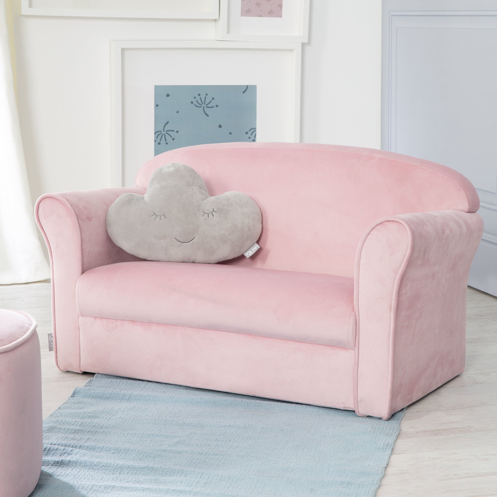 Roba 450111MA Kindersofa mauve – Spielmöbel - Bild 6 Roba 450111MA Kindersofa mauve – Spielmöbel - Produktbild 6