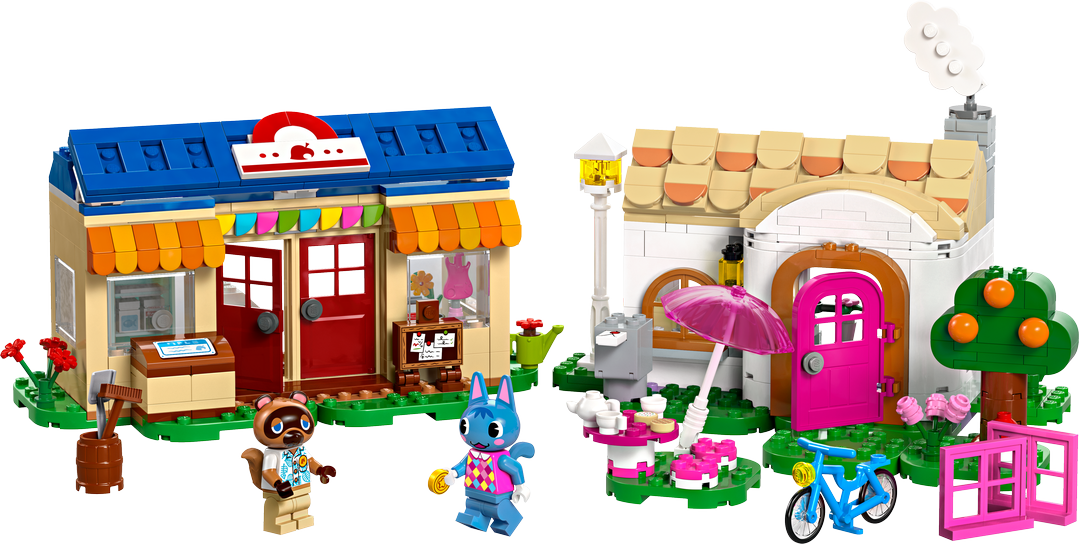LEGO® Animal Crossing™ Nooks Laden und Sophies Haus Spielzeug mit Figuren 77050 Spielzeug