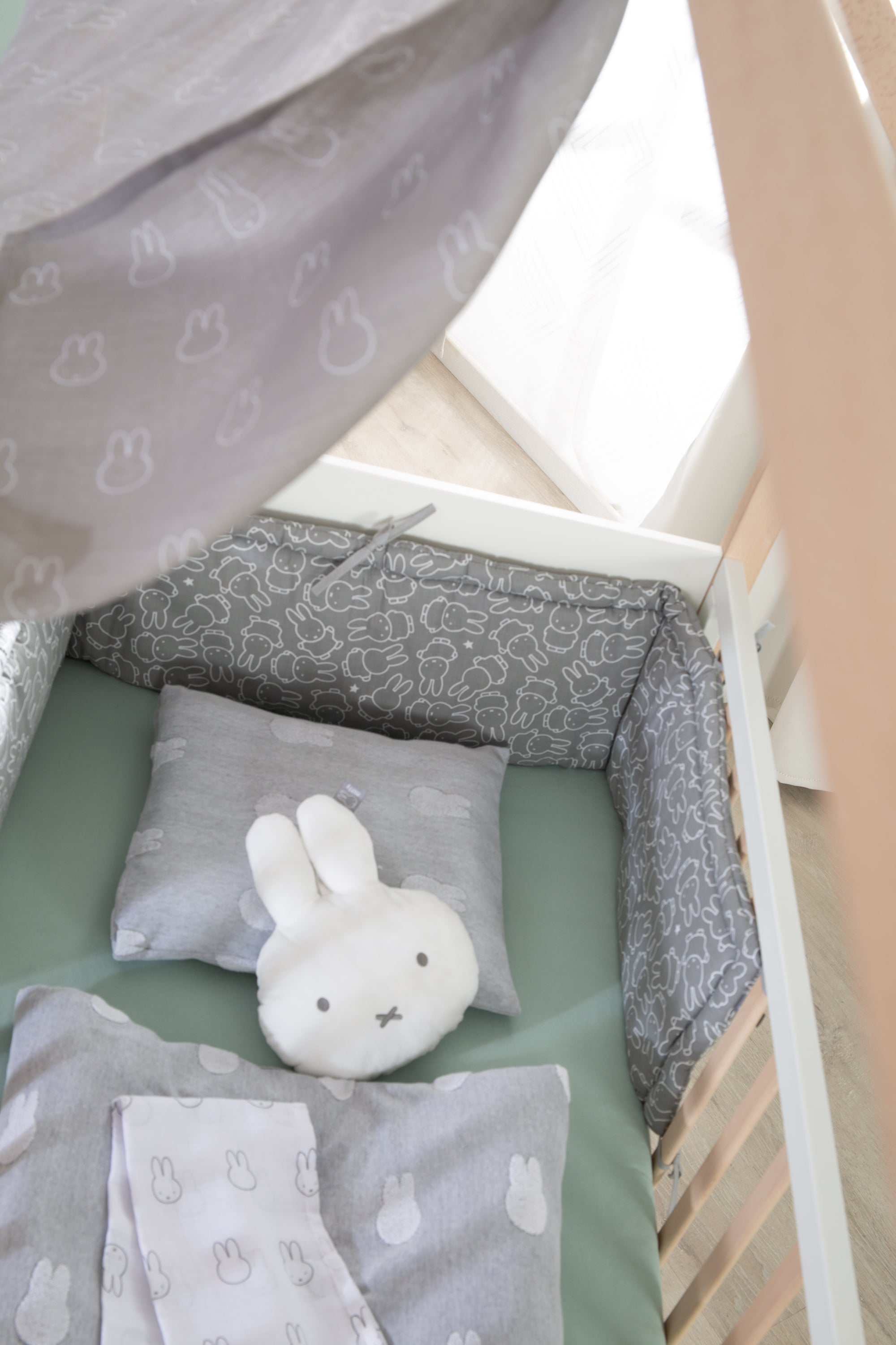 Roba 0292V210 Nestchen gewebt Miffy grau – Bettenzubehör - Produktbild 11