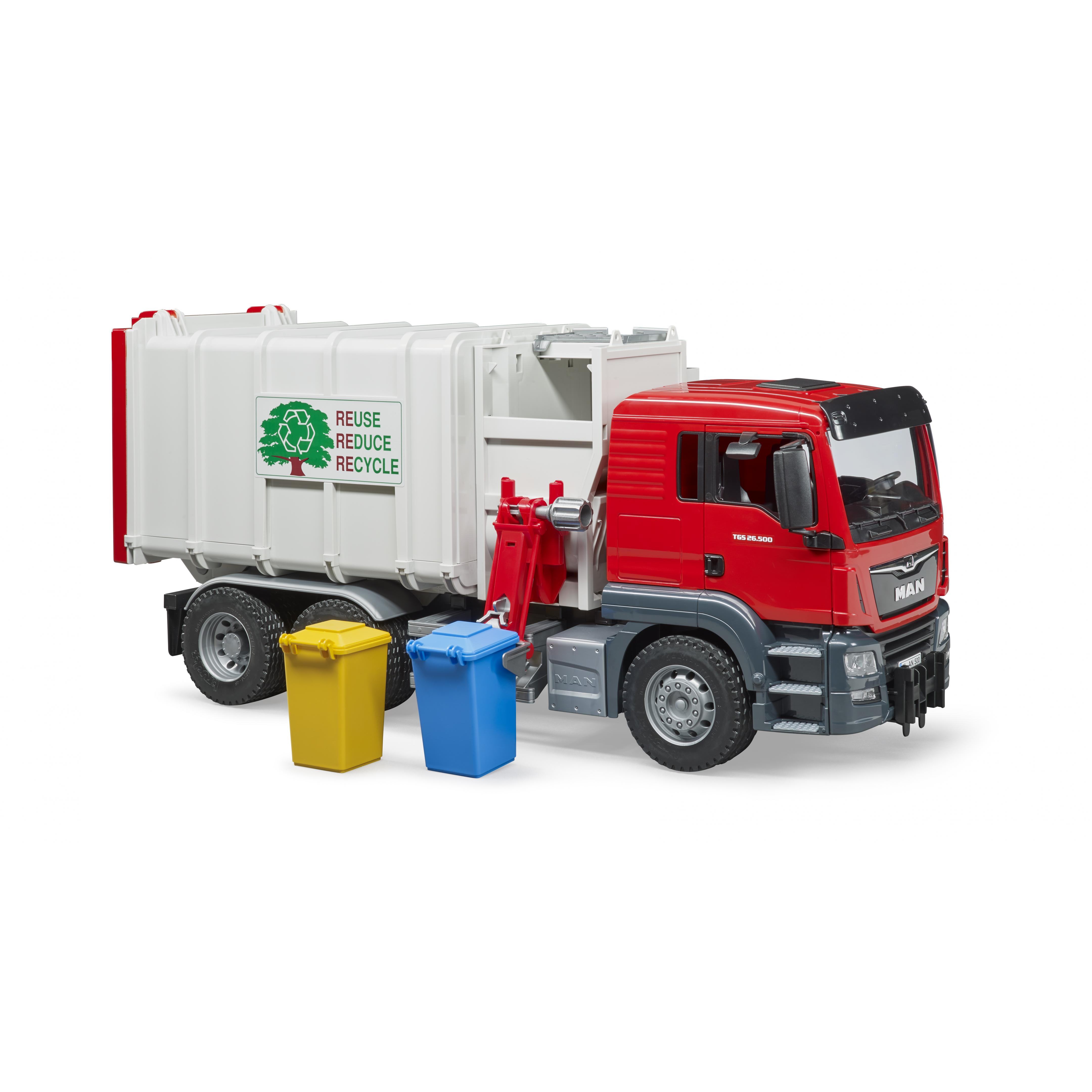 BRUDER 03761 - MAN TGS Seitenlader Müll LKW - Bild 6 BRUDER 03761 - MAN TGS Seitenlader Müll LKW - Bild 6
