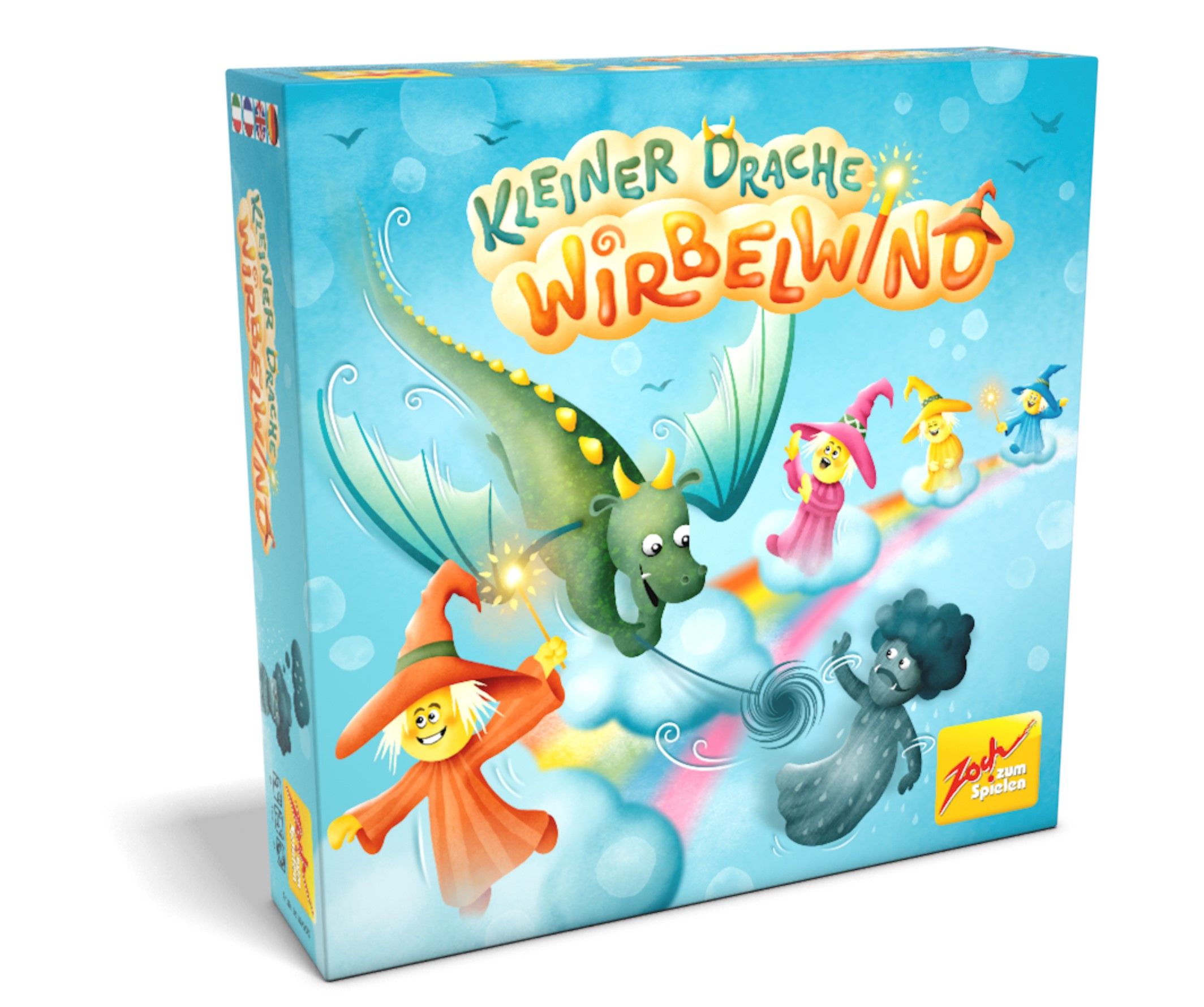 Kleiner, Drache, Wirbelwind, Person
