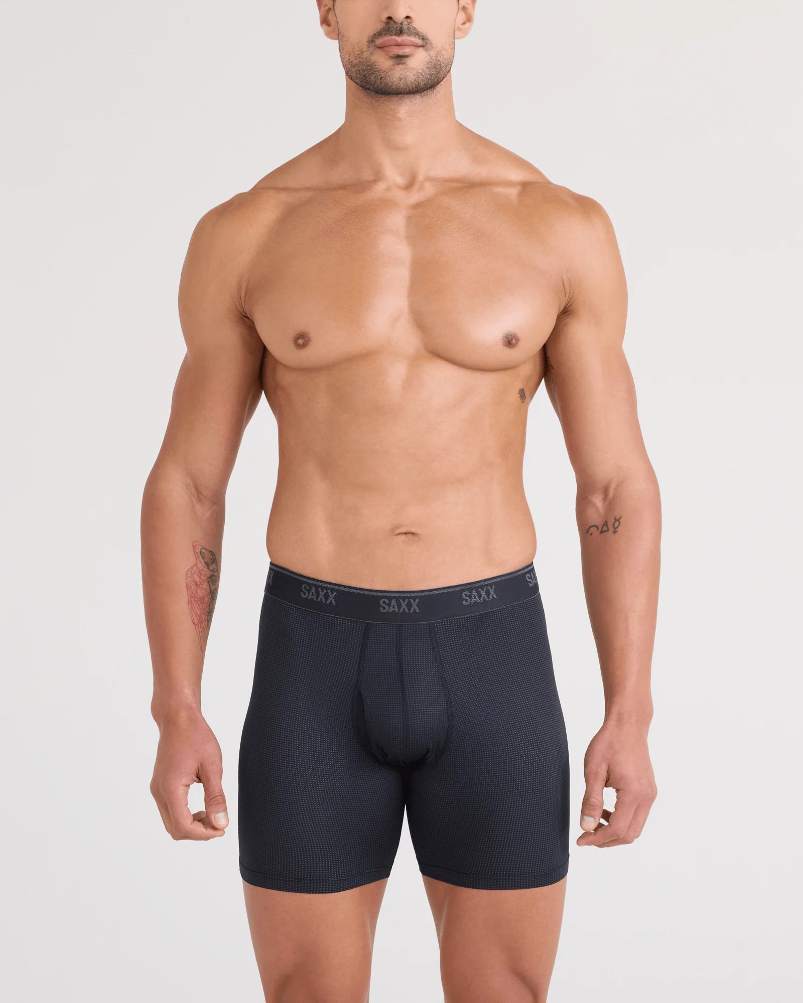 SAXX Boxershort Quest Quick-Dry Mesh - Schwarz - Bild 2 SAXX Boxershort Quest Quick-Dry Mesh - Schwarz - Bild 2