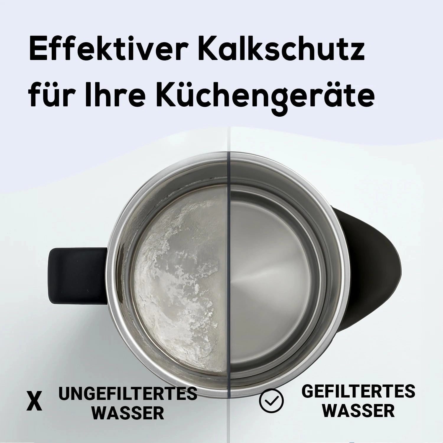 PEARLCO 281016 Wasserfilter Grau inkl. 1 Classic Filterkartusche – kompatibel mit Brita Classic