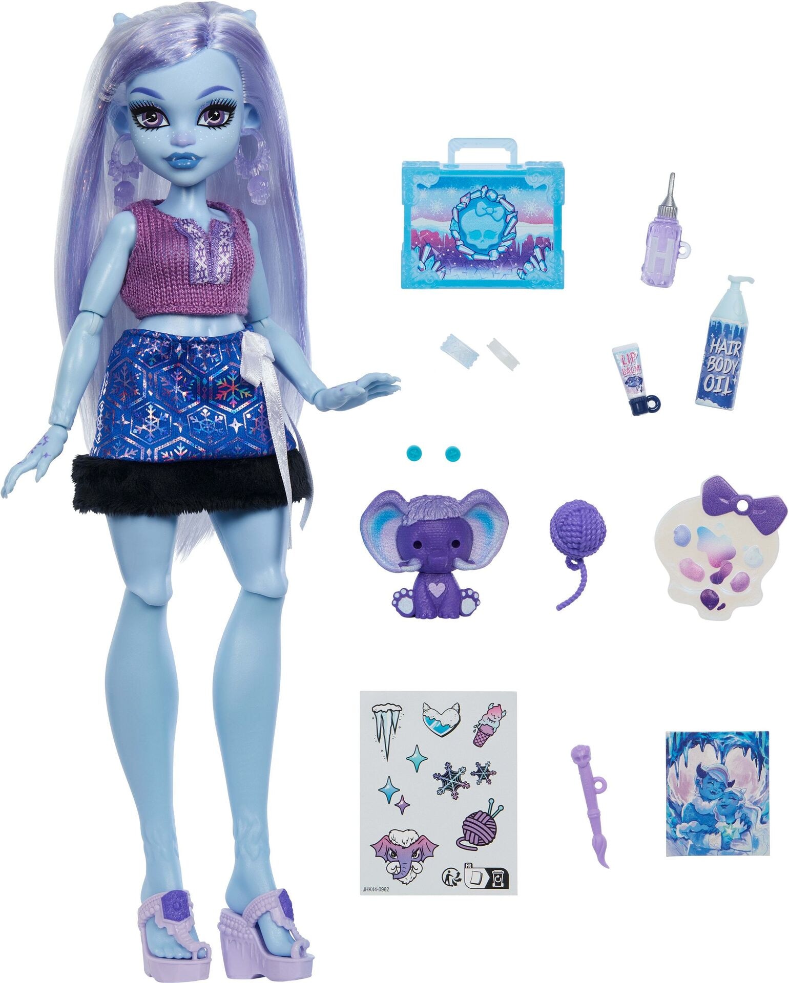 Monster High Self-Scare Secrets Abbey - Mattel - MATTEL JHK44 Produktfoto - Mattel - Monster High Self-Scare Secrets Abbey - Modell MATTEL JHK44