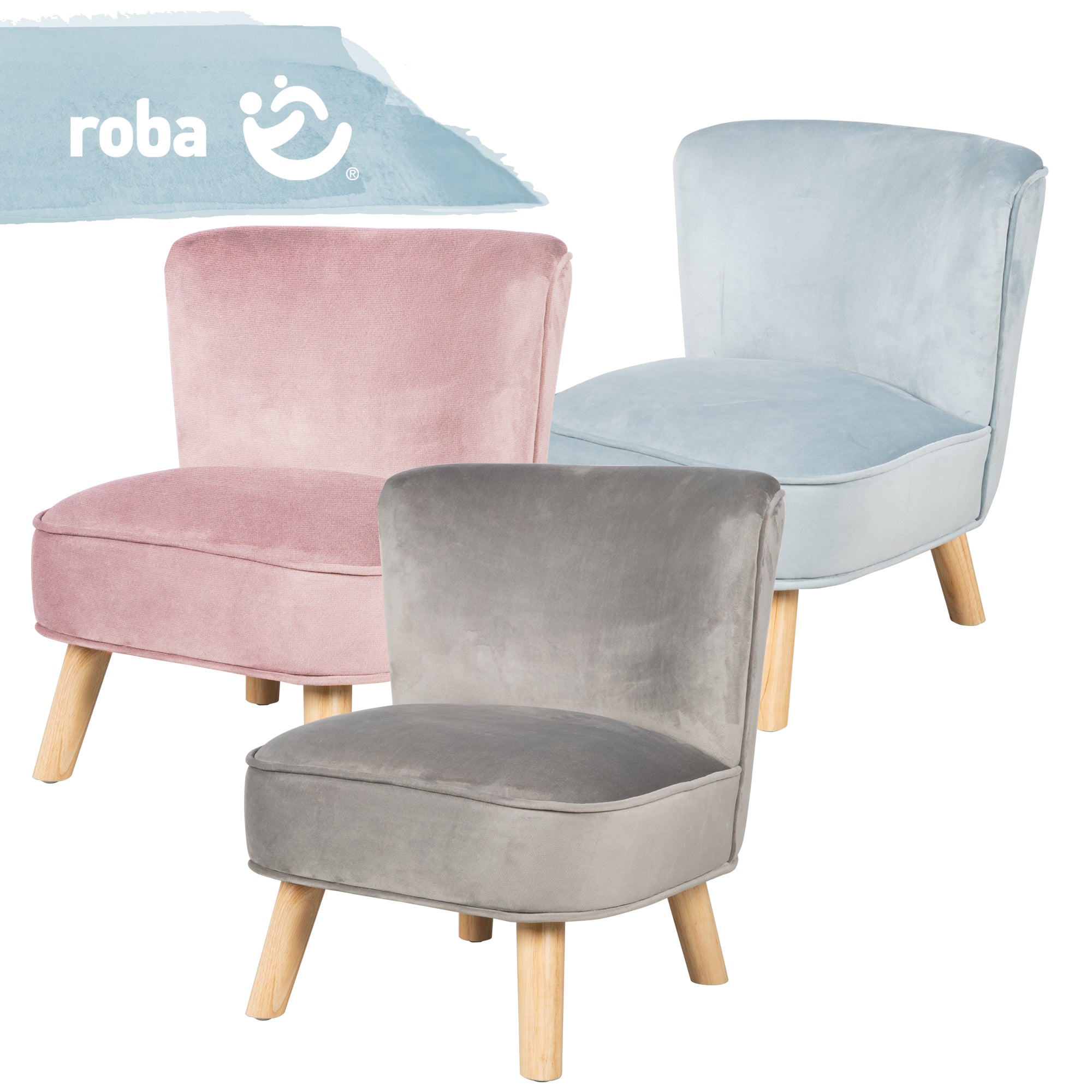 Roba 450120GA Kindersessel grau – Spielmöbel - Bild 10 Roba 450120GA Kindersessel grau – Spielmöbel - Produktbild 10