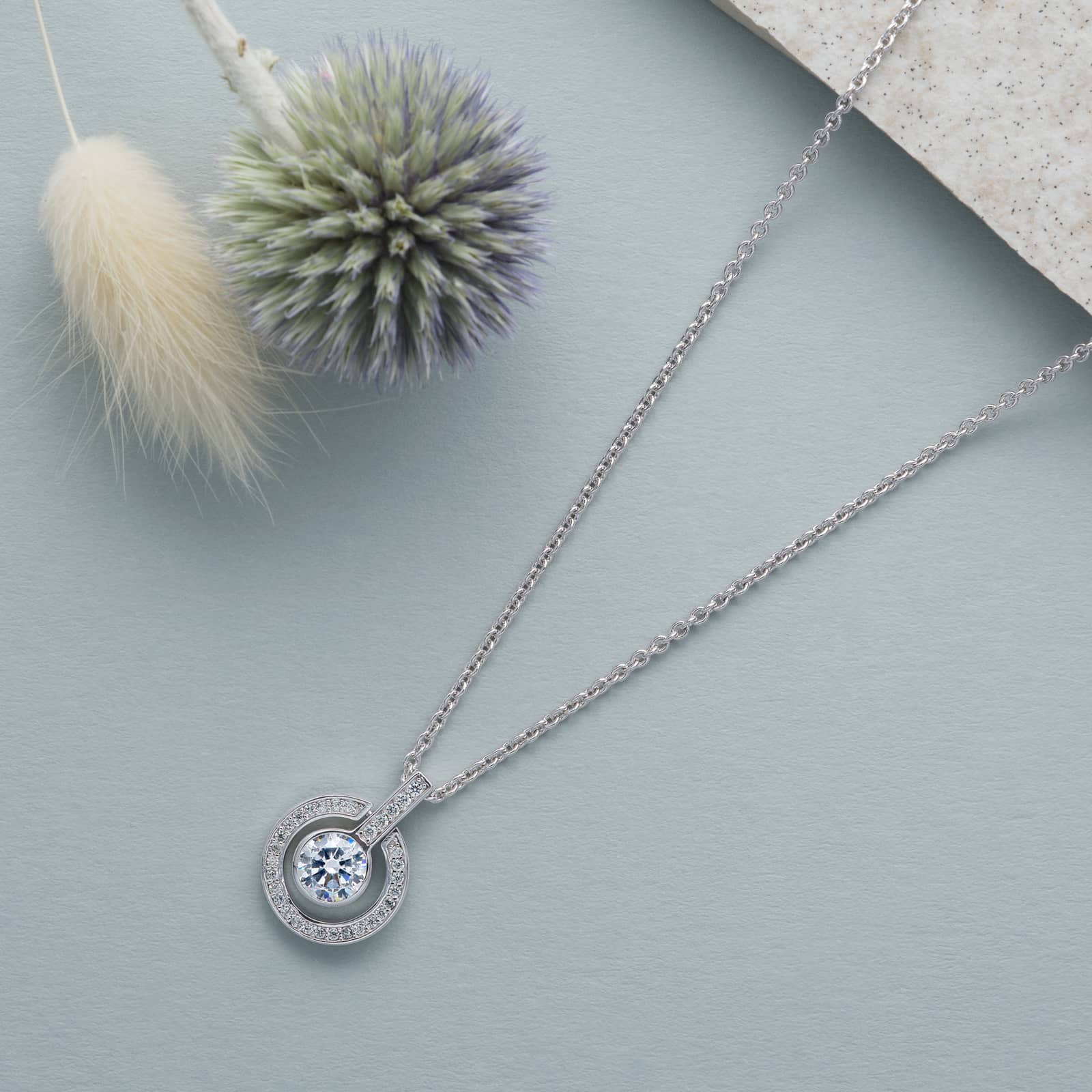 JETTE S.89193520 KETTE MIT ANHÄNGER SILBER 48 CM