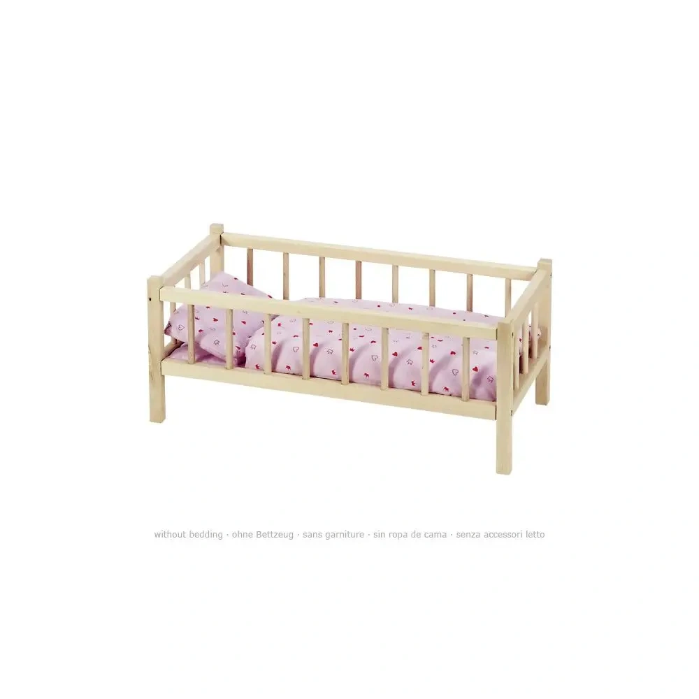 goki Puppenbett - Buchenholz natur, 60 × 29 × 25 cm goki Puppenbett - Buchenholz natur, 60 × 29 × 25 cm