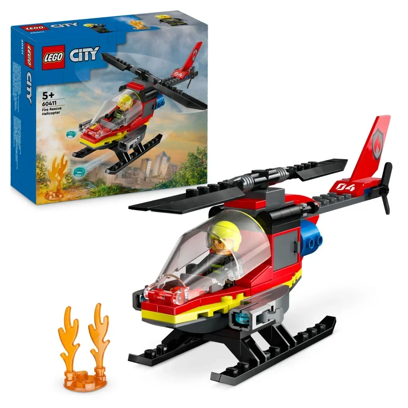LEGO 60411 Feuerwehrhubschrauber LEGO, 60411, Feuerwehrhubschrauber