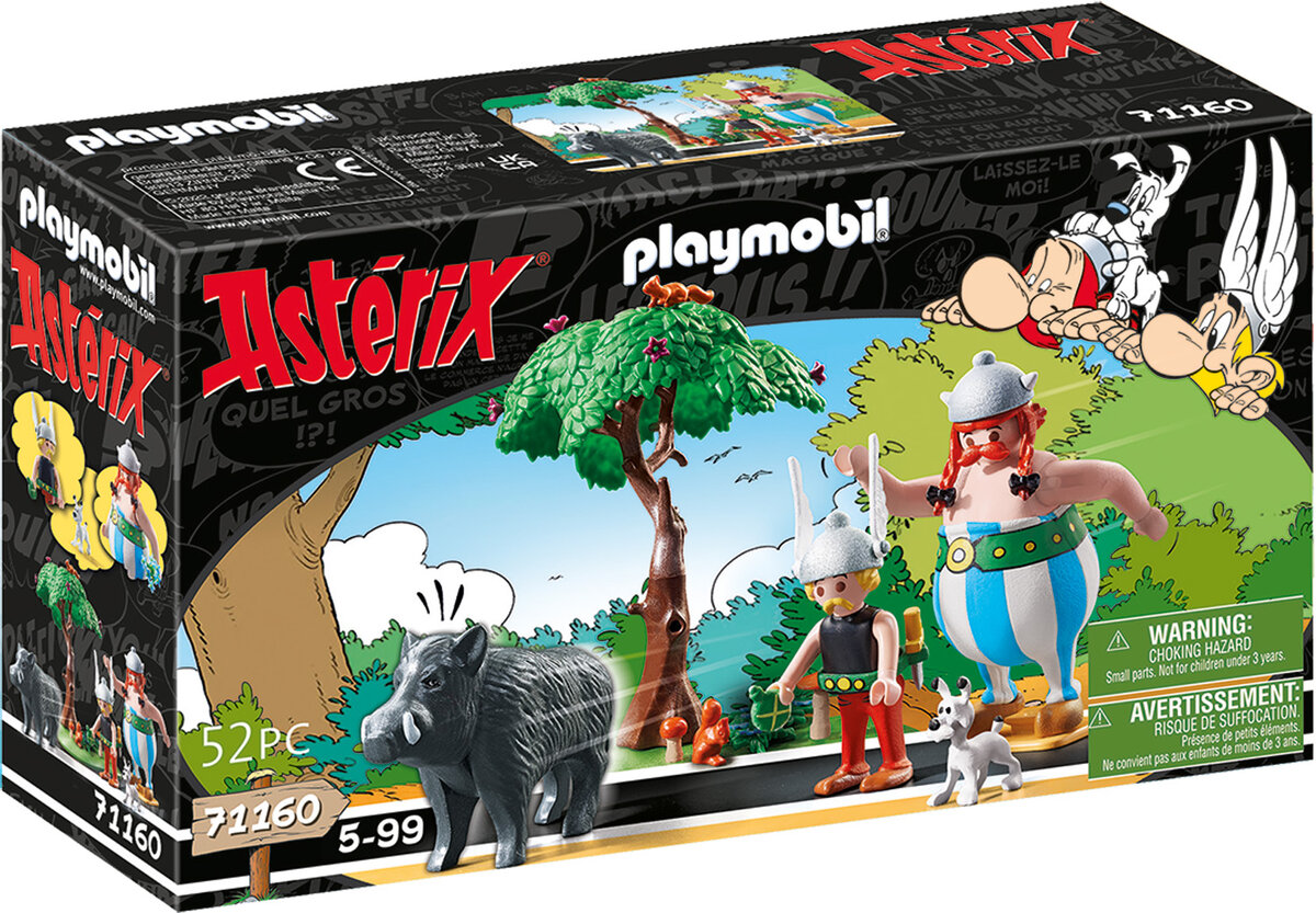 PLAYMOBIL 71160 Asterix: Wildschweinjagd PLAYMOBIL, 71160, Asterix, Wildschweinjagd, Tier, Säugetier, Schwein, Person