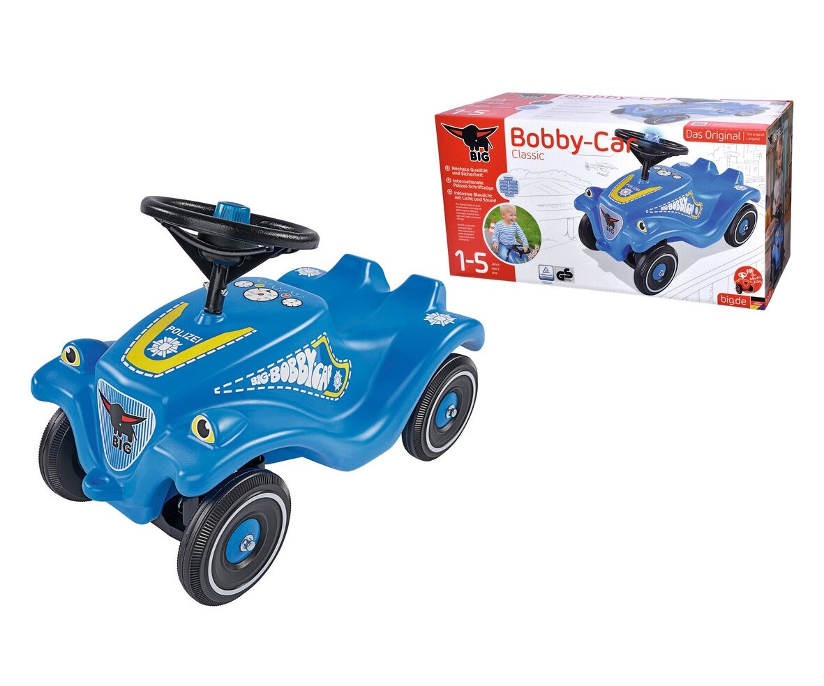BIG Bobby Car Classic Polizei 800056127 BIG, Bobby, Car, Classic, Polizei, 800056127, Maschine, Sprach, Rasenmäher, Person, Rad