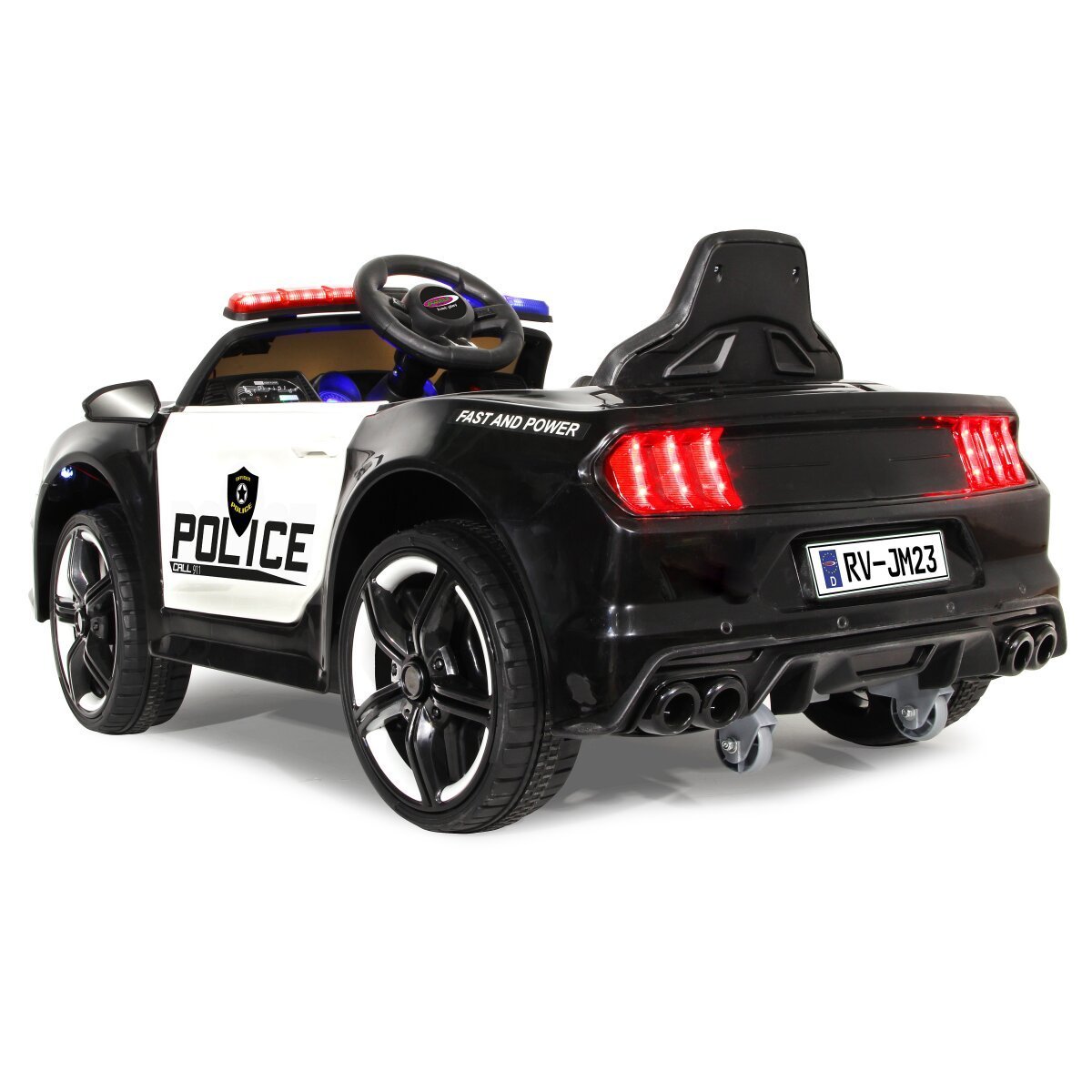JAMARA Ride-on US Police Car 12V ab 3 Jahren