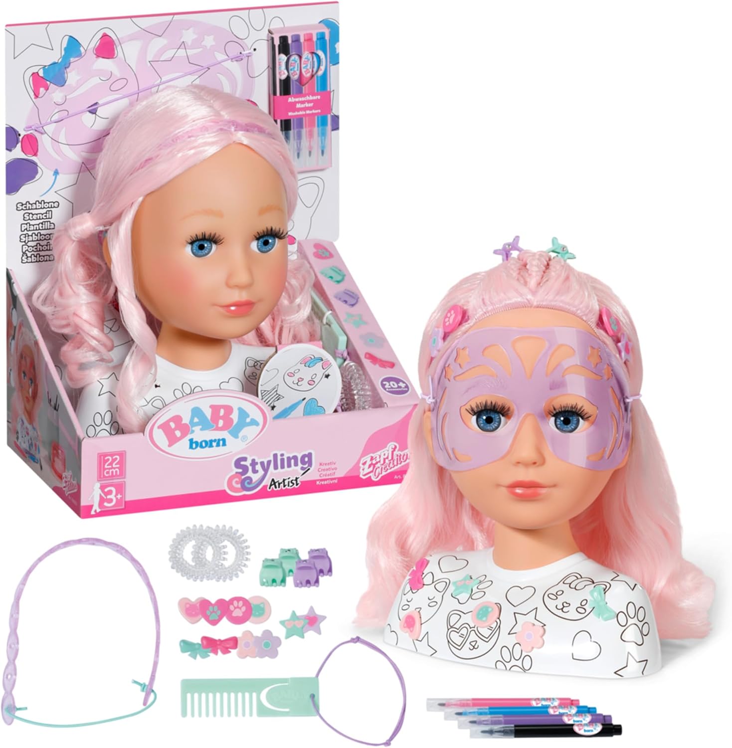 BABY, born, Stylingkopf, Kreativ