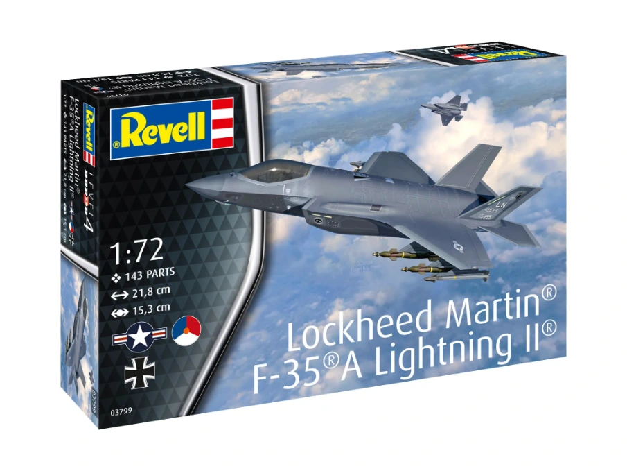 Revell 03799 Lockheed Martin F-35A Lightning II® Modellbausatz Revell 03799 Lockheed Martin F-35A Lightning II® Modellbausatz