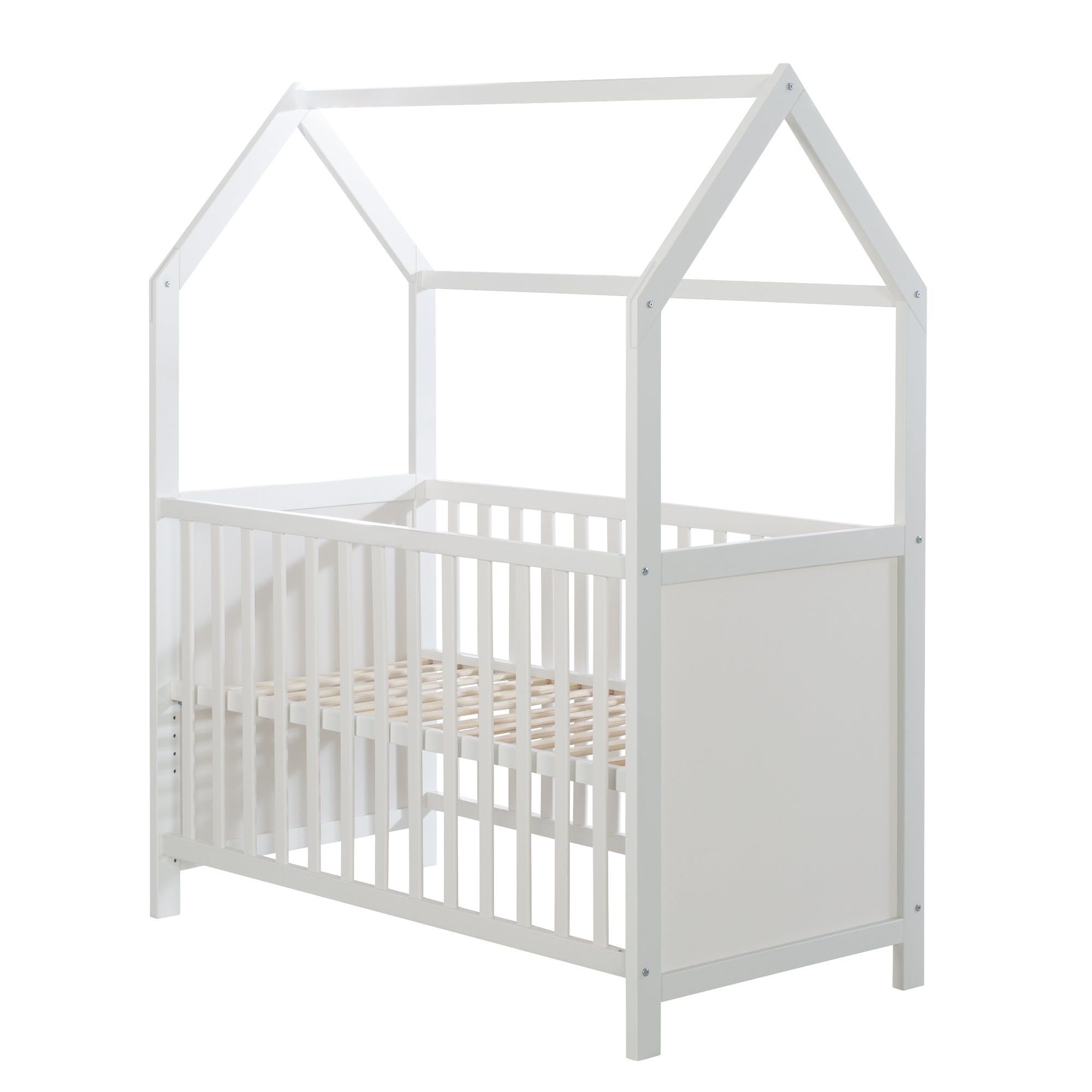 Roba 203120WEFS Hausbett 60x120 cm weiß – Komplettbettsets & Einzelbetten - Bild 1 Roba 203120WEFS Hausbett 60x120 cm weiß – Komplettbettsets & Einzelbetten - weiß - Komplettbettsets & Einzelbetten - Produktbild 1