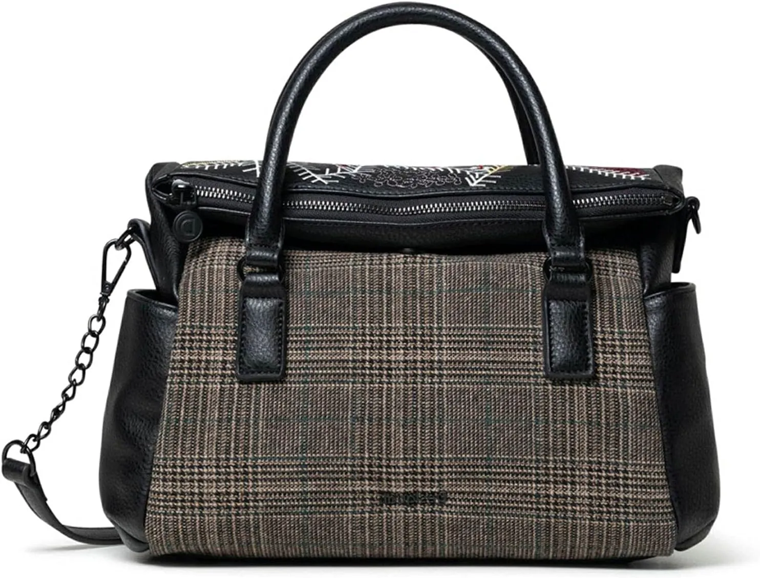 Desigual Damen Handtasche 20WAXPD1/2006 „Wings Loverty“ - Dunkelgrau