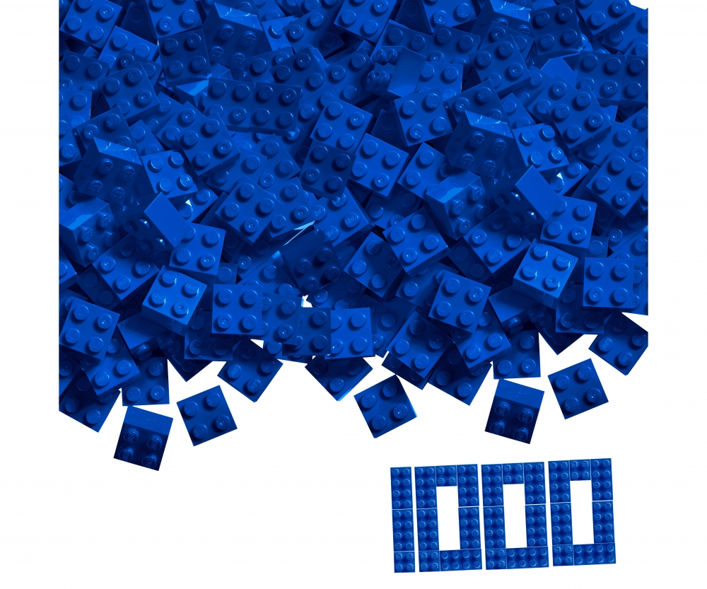 Androni Blox 1000 blaue 4er Steine lose