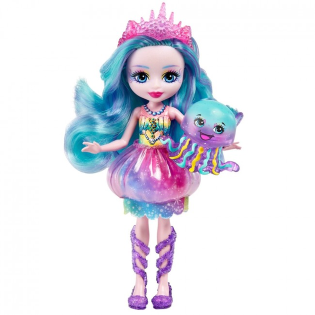 Enchantimals Beliebte Charakterpuppen mit Tierfreunden (FNH22-HFF34) Enchantimals Beliebte Charakterpuppen mit Tierfreunden und farbenfrohen Outfits