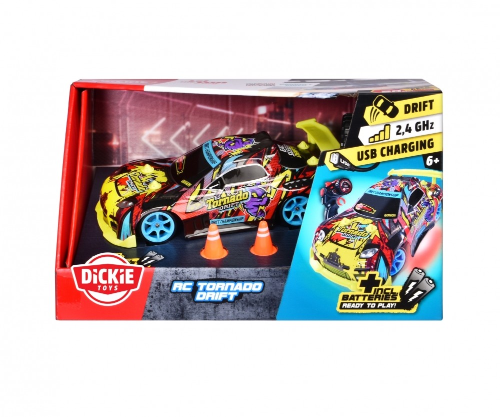 Dickie Toys RC Tornado Drift 201104007 Leichtmetallfelge, Auto, Sprach, Fahrzeug, Rad
