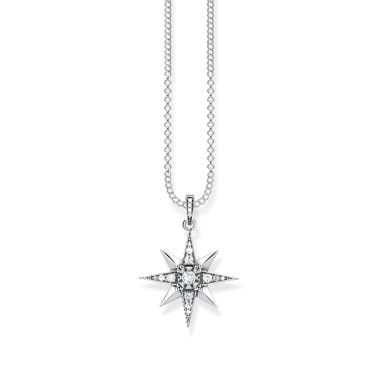 Thomas, Sabo, Kette, Sterling, Silver, Stern, Länge, 45, Cm, Ke1825-643-14, Zubehor, Schmuck, Halskette, Diamant, Anhänger