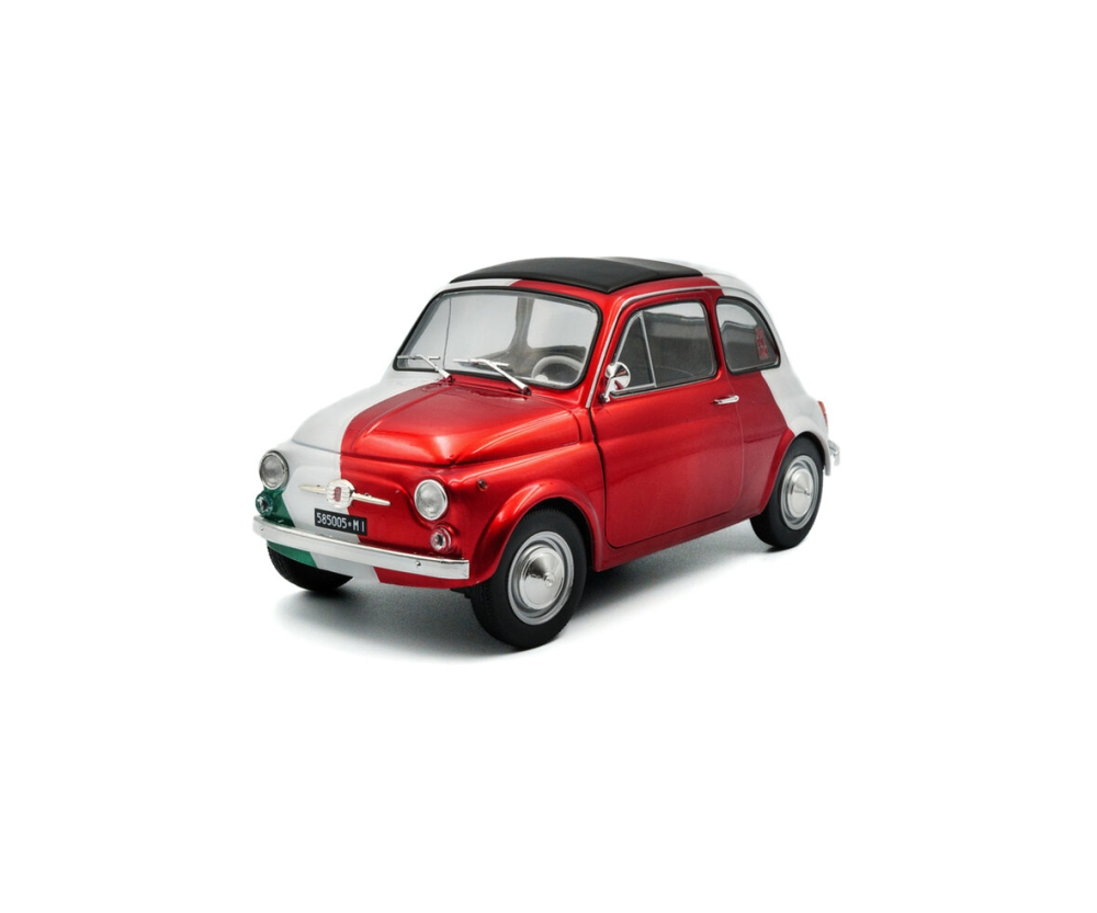 Solido 1:18 Fiat 500 TRIBUTE TO ITALIA 1965