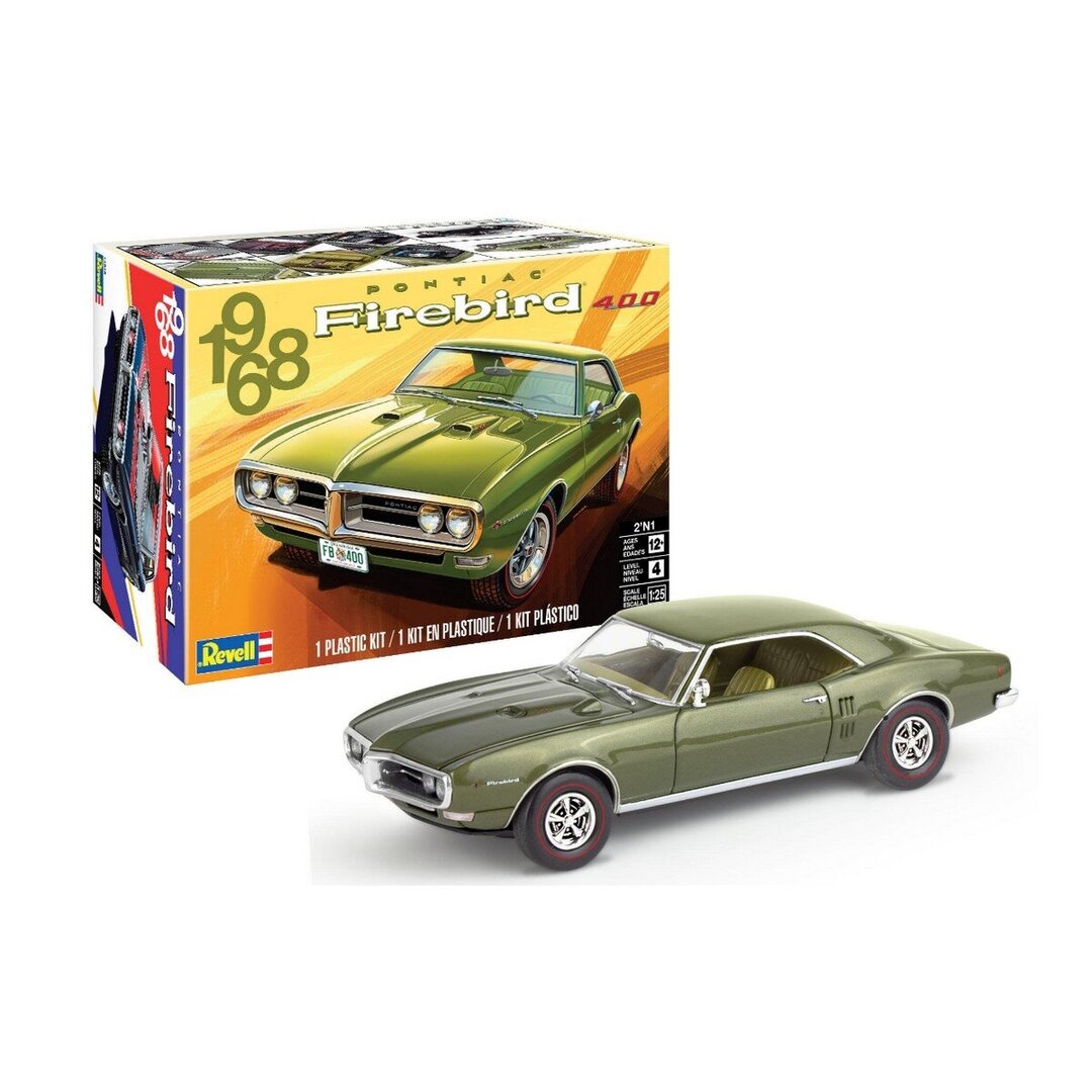 Revell_14545_Firebird_1968_1:24, Sprach, Leichtmetallfelge, Auto, Rad, Coupé