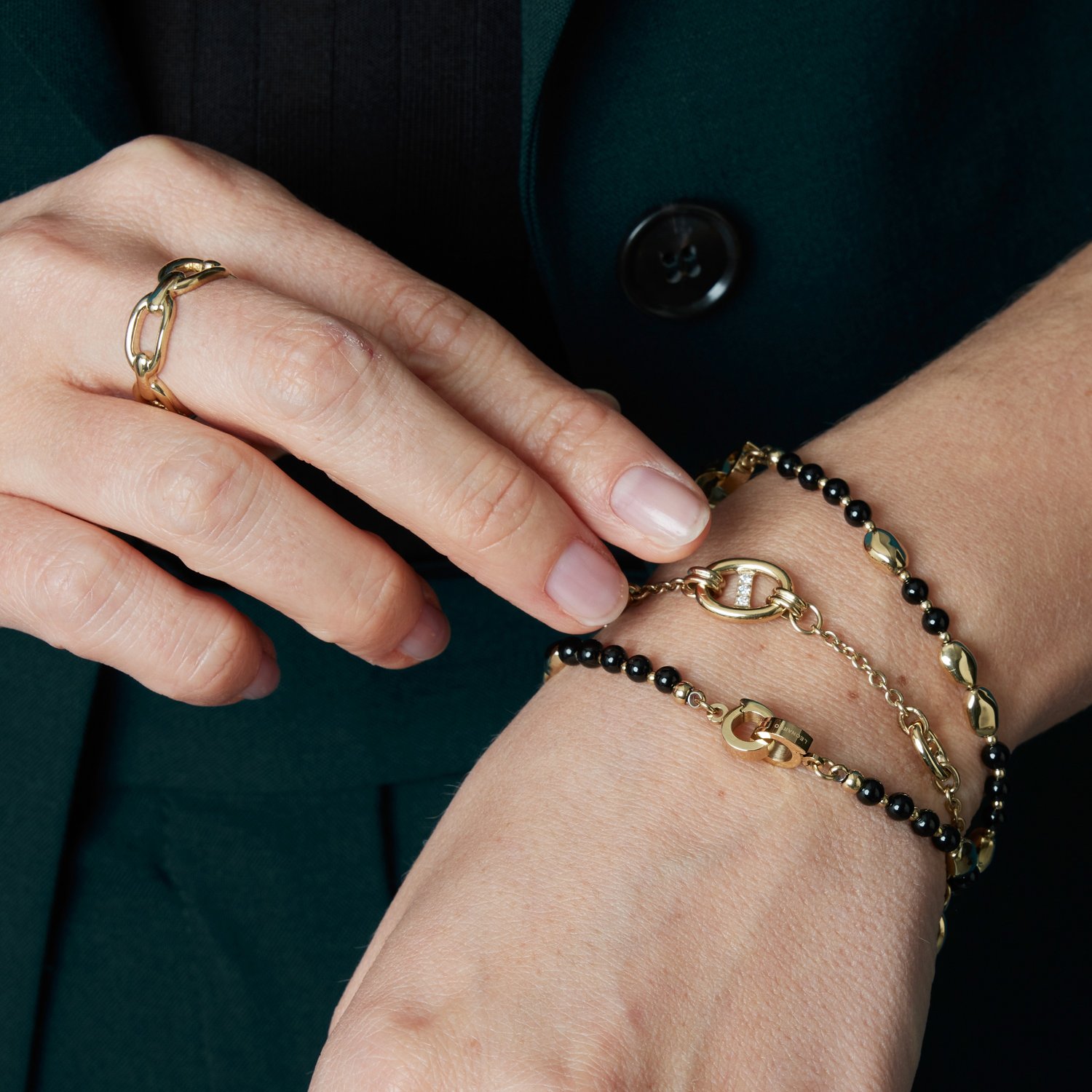 Leonardo 024297 Armband gold Herma