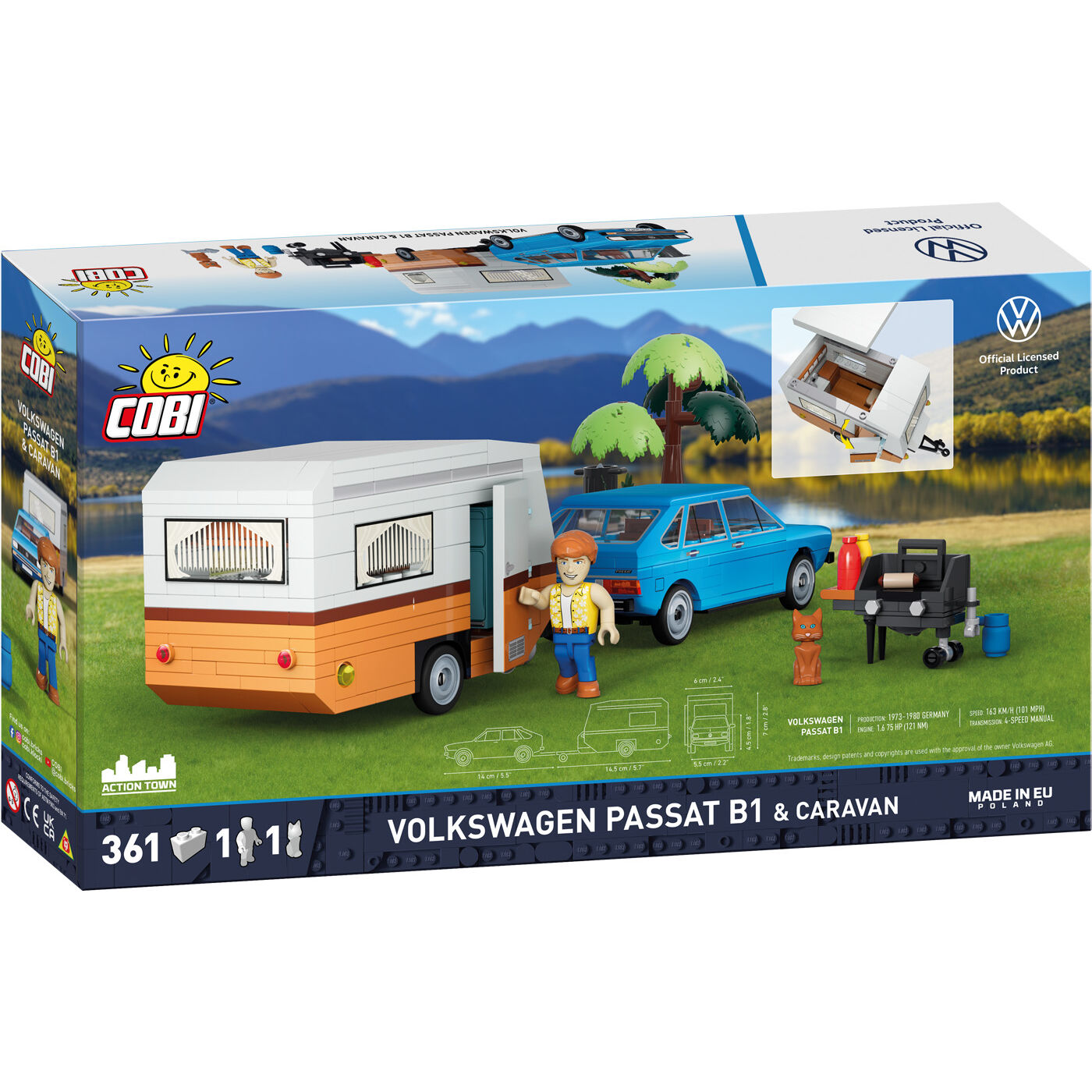 COBI 24643 - PASSAT B1 W/caravan - Bild 2 COBI 24643 - PASSAT B1 W/caravan - Bild 2