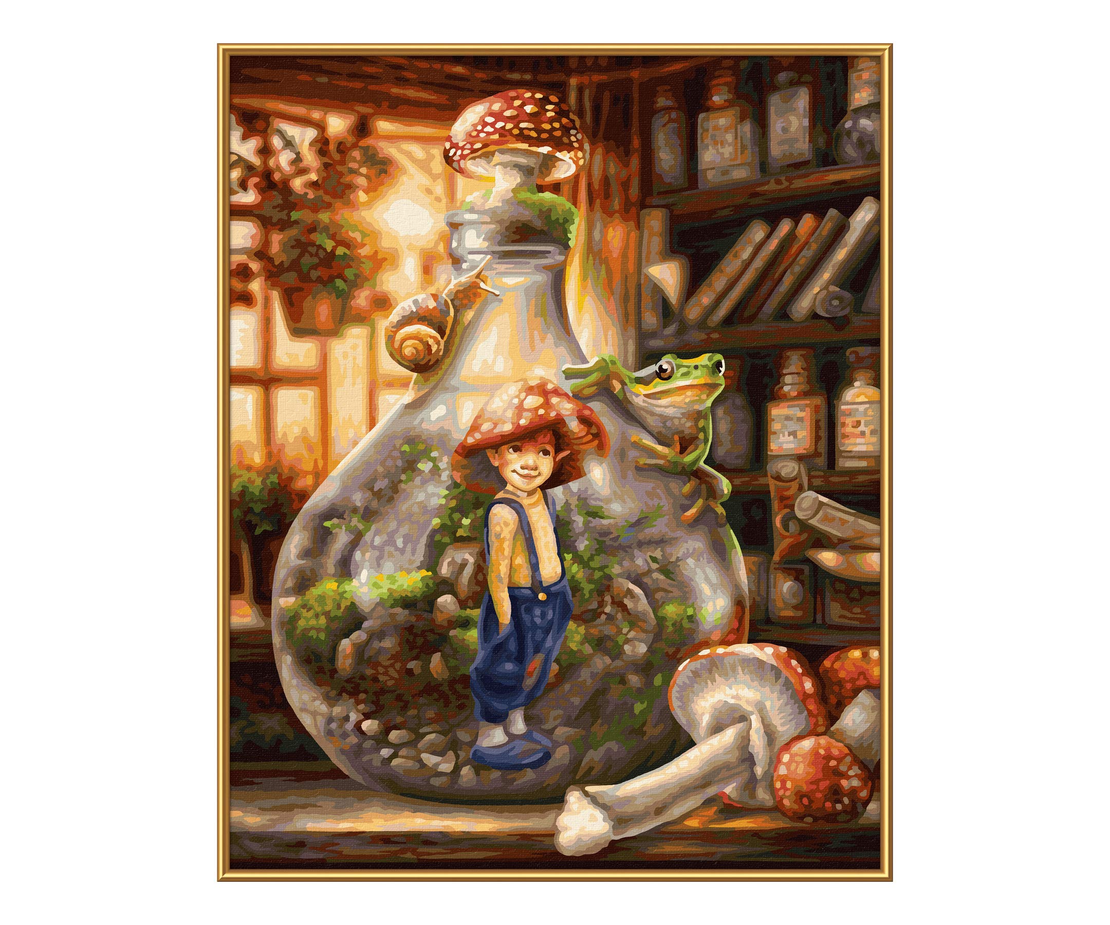 Schipper Mnz - Der Wichtel - Malset Mit Märchenhaftem Waldmotiv 609130846 Kunst, Malerei, Person