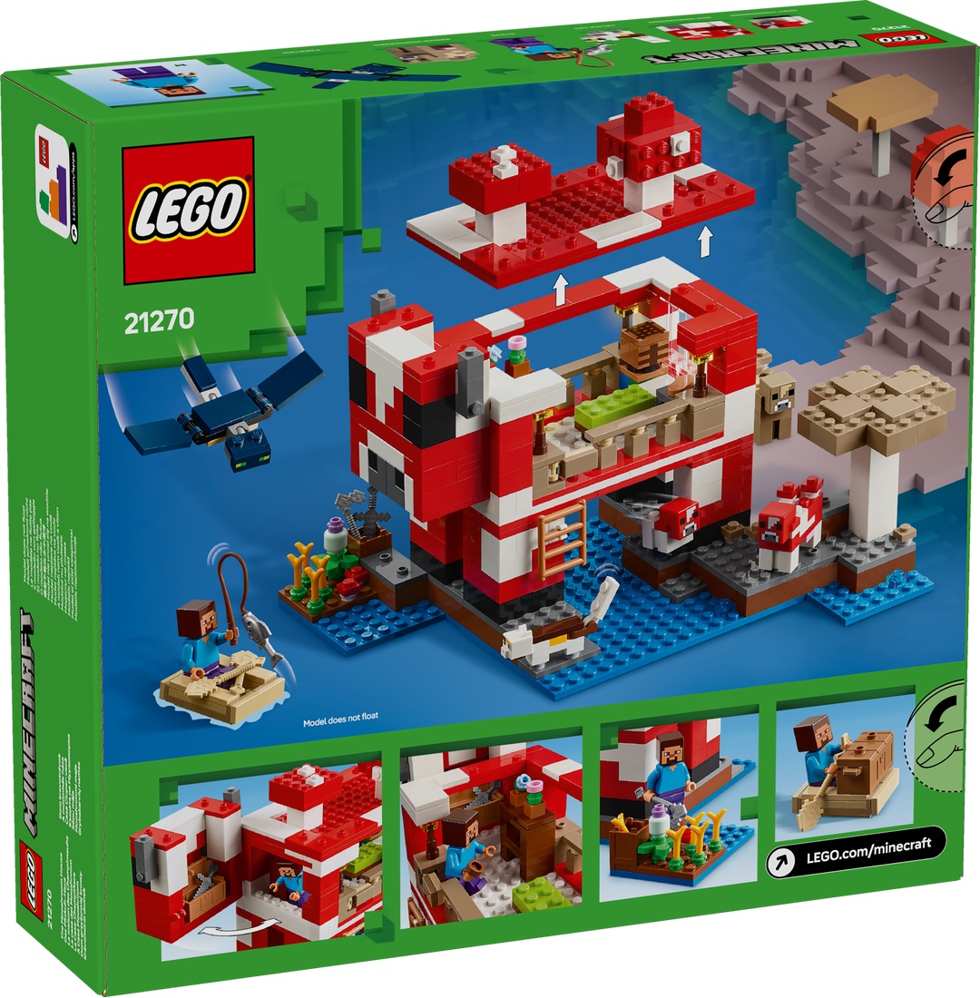 LEGO® Minecraft™ 21270 Das Pilzkuh-Haus LEGO® Minecraft™ 21270 Das Pilzkuh-Haus
