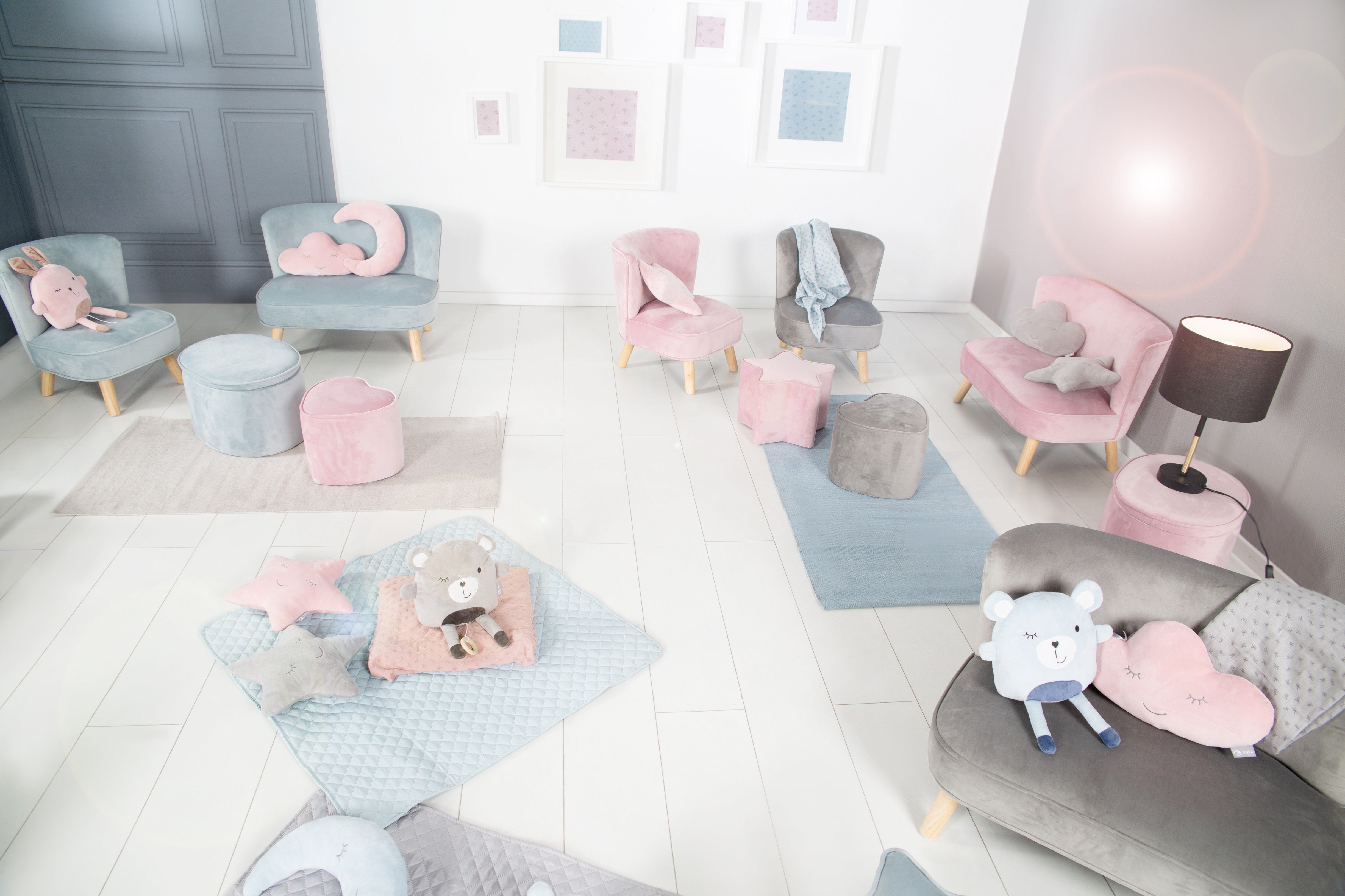 Roba 450140GA Kinderhocker oval mit Aufbewahrung grau – Spielmöbel - Bild 8 Roba 450140GA Kinderhocker oval mit Aufbewahrung grau – Spielmöbel - Produktbild 8