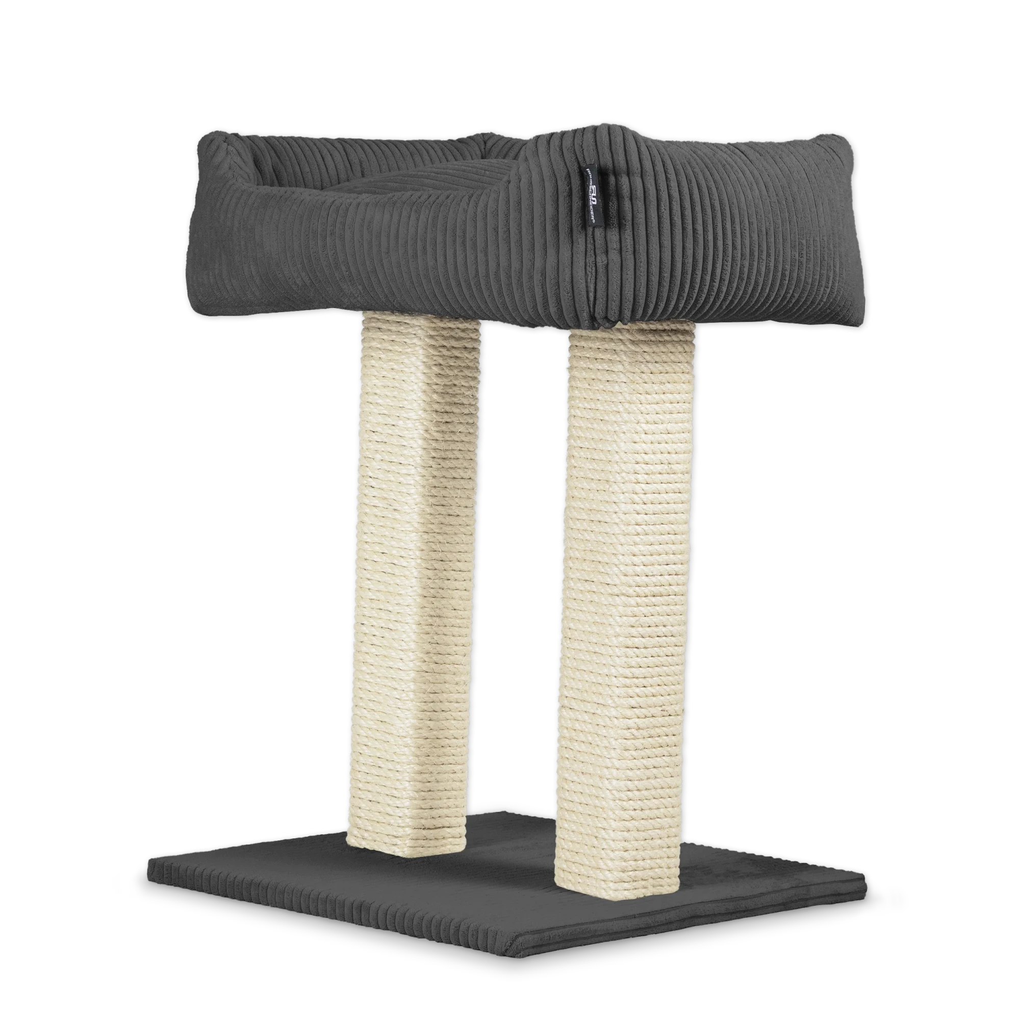 Rohrschneider RS 22377 Katzenbaum Kuschelsofa 2xStamm – Kratz- und Liegeelement