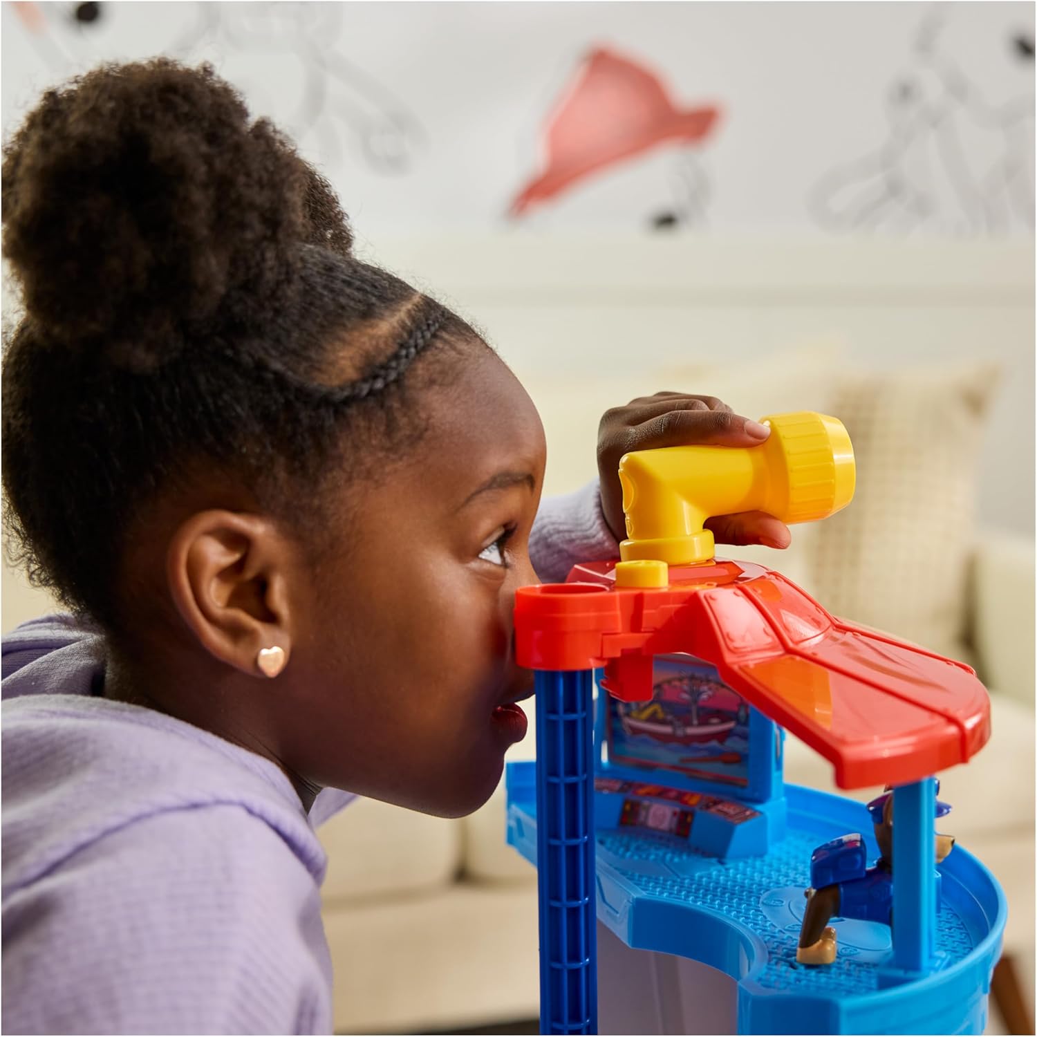 PAW Patrol Lookout Tower Hauptquartier-Spielset von Spin Master PAW Patrol Lookout Tower Playset Hauptquartier-Spielset mit Figuren und Fahrzeugen von Spin Master
