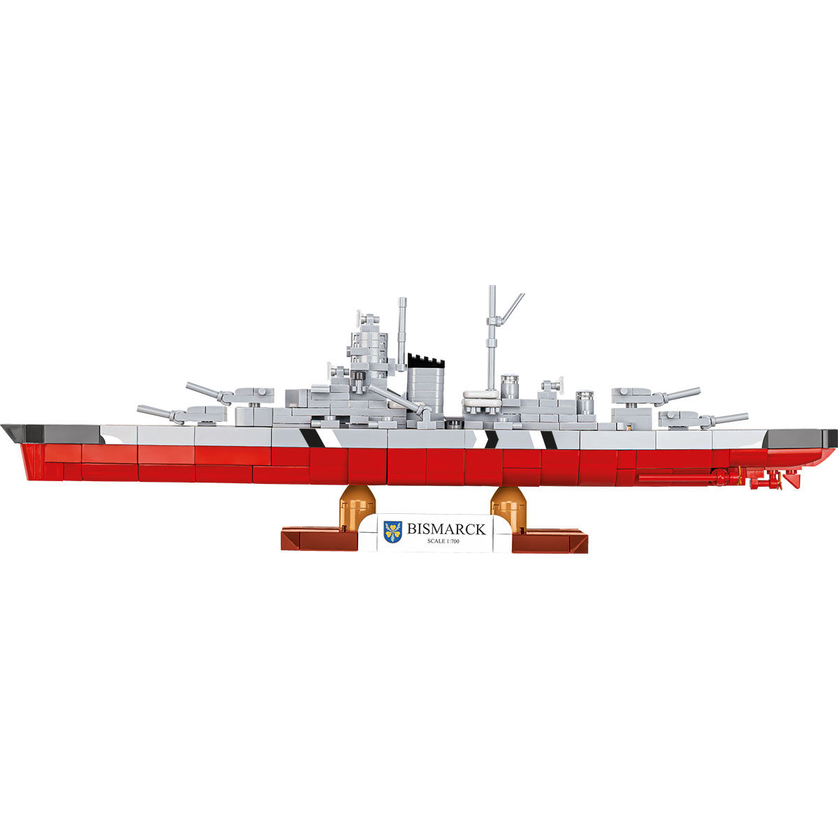 COBI 4854 - WWII - Battleship Bismarck - Maßstab 1:7 - Bild 8
