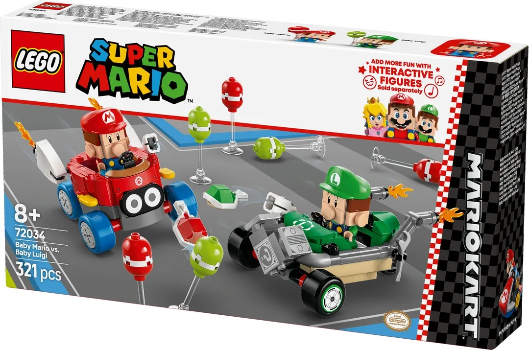 LEGO® Super Mario™ 72034 Baby Mario vs. Baby Luigi