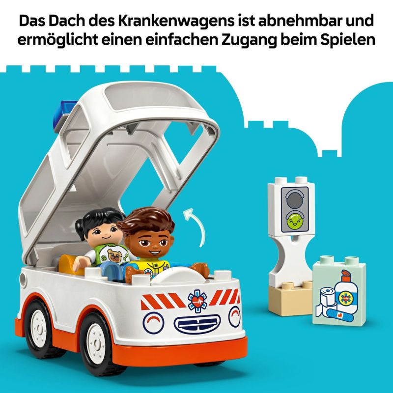 LEGO® DUPLO® Rettungswagen mit Fahrer 10447 LEGO® DUPLO® Rettungswagen mit Fahrer 10447