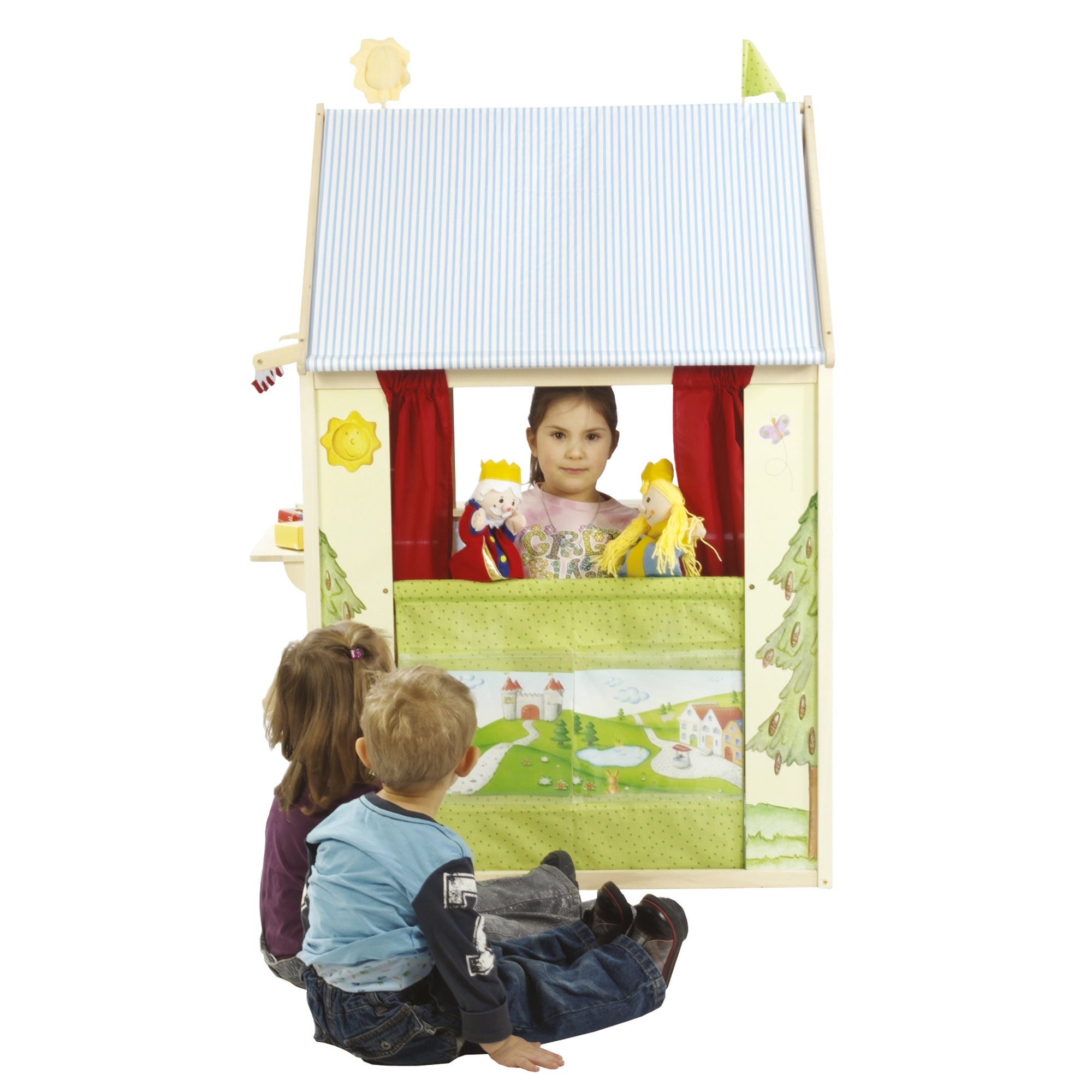 Roba 6962ZU Spielhaus mit Zubehör gelb – Rollenspiel - Bild 5 Roba 6962ZU Spielhaus mit Zubehör gelb – Rollenspiel - Produktbild 5