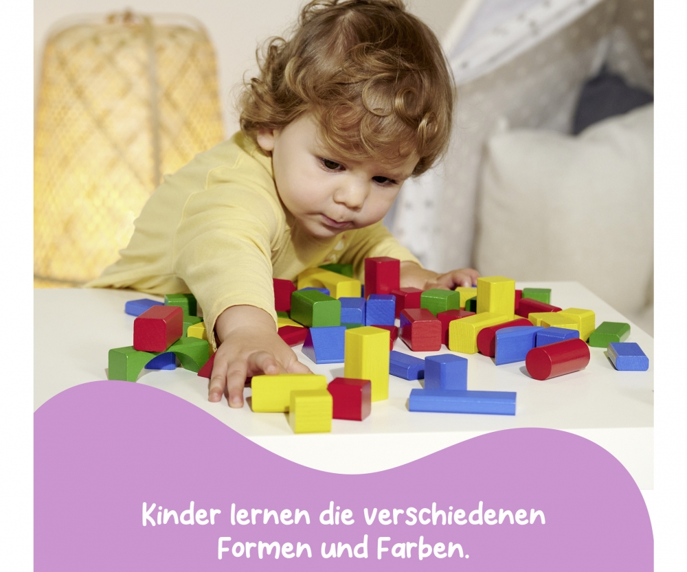 Eichhorn Bunte Holzbausteine 100010171 Eichhorn Bunte Holzbausteine 100010171